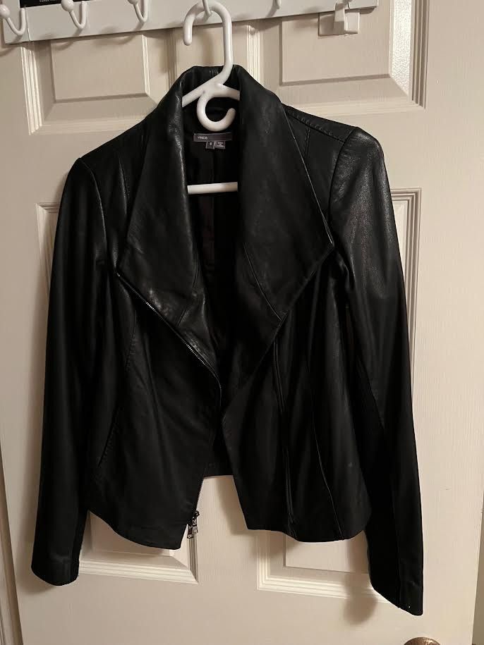 Vince Vince leather moto jacket Size S / US 4 / IT 40 - 4 Thumbnail