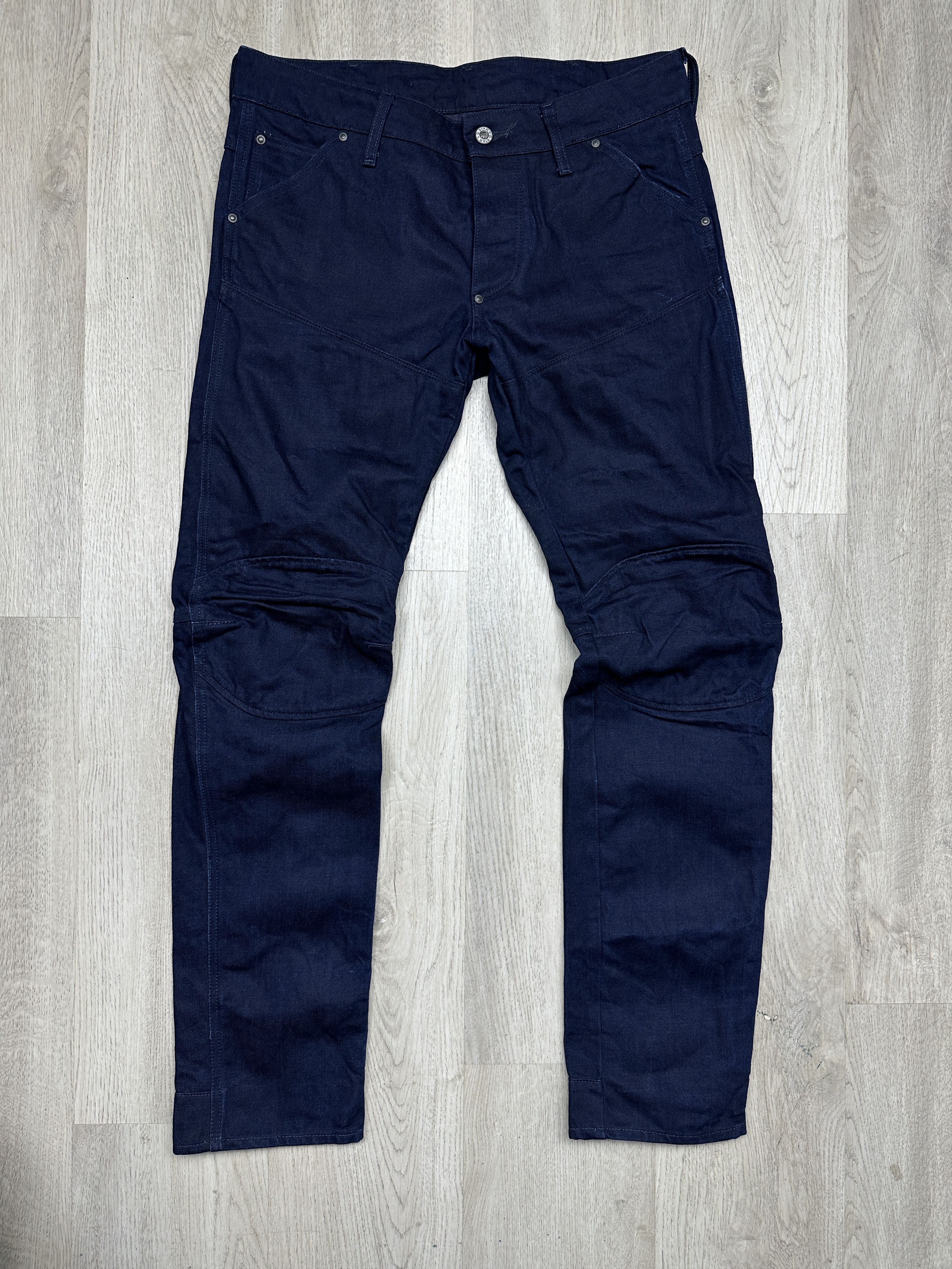 G-Star G Star Raw 5620 3D Low Tapered Denim Double Knee Pants Jeans Size US 31 - 1 Thumbnail