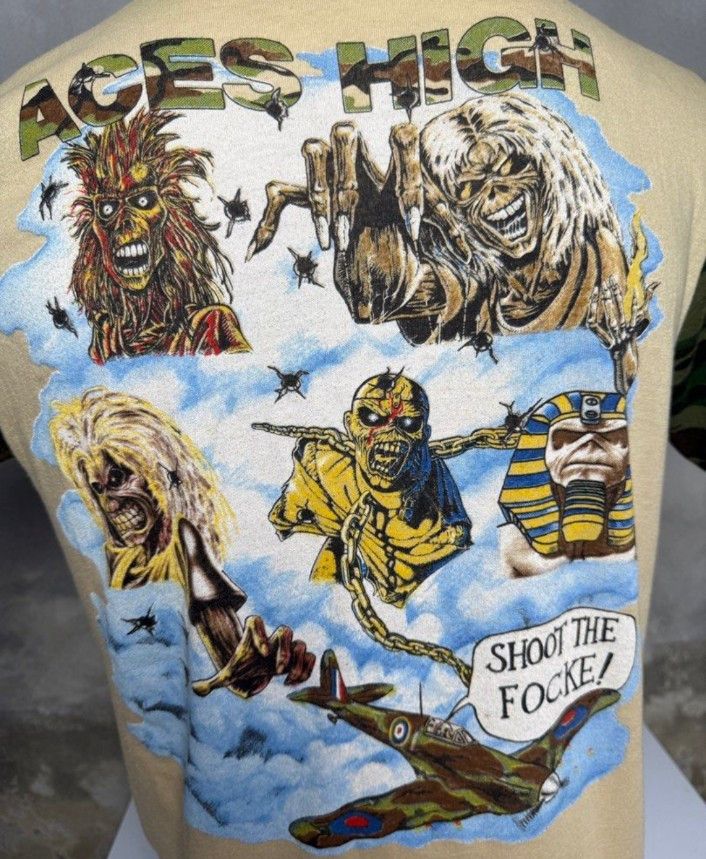 Band Tees Vintage tee iron maiden camo Size US M / EU 48-50 / 2 - 5 Thumbnail