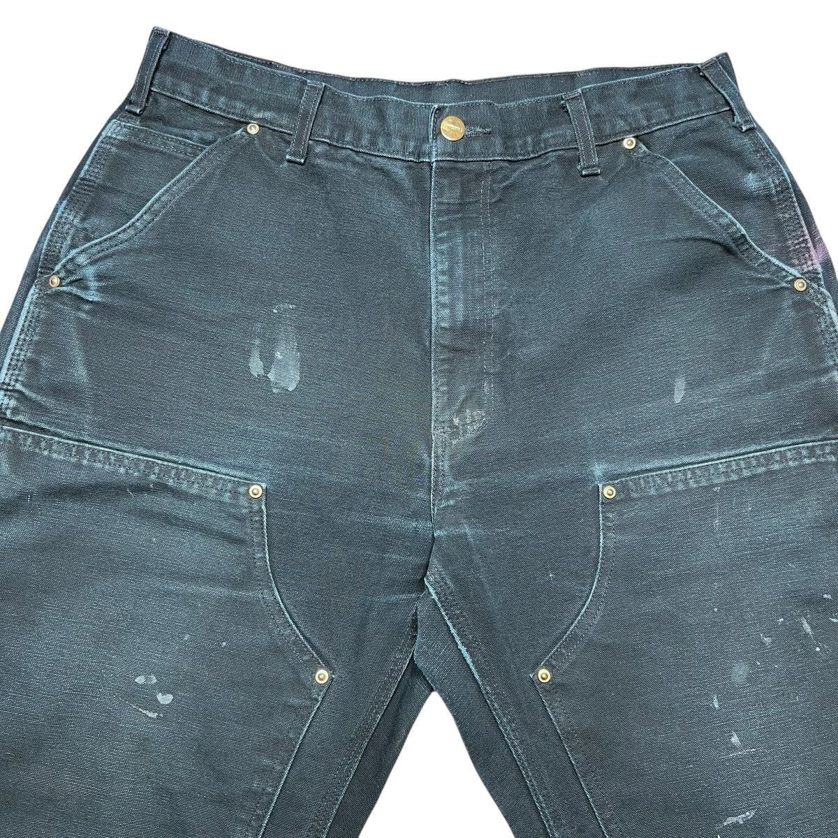 Carhartt × Vintage Carhartt Black Double Knee Carpenter Canvas Dungaree Pants Size US 31 - 4 Thumbnail