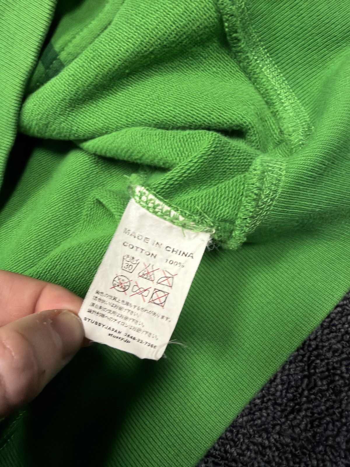 Stussy Vintage 2000s Stussy Skull Zip Up Hoodie Green - Medium Size US M / EU 48-50 / 2 - 9 Thumbnail
