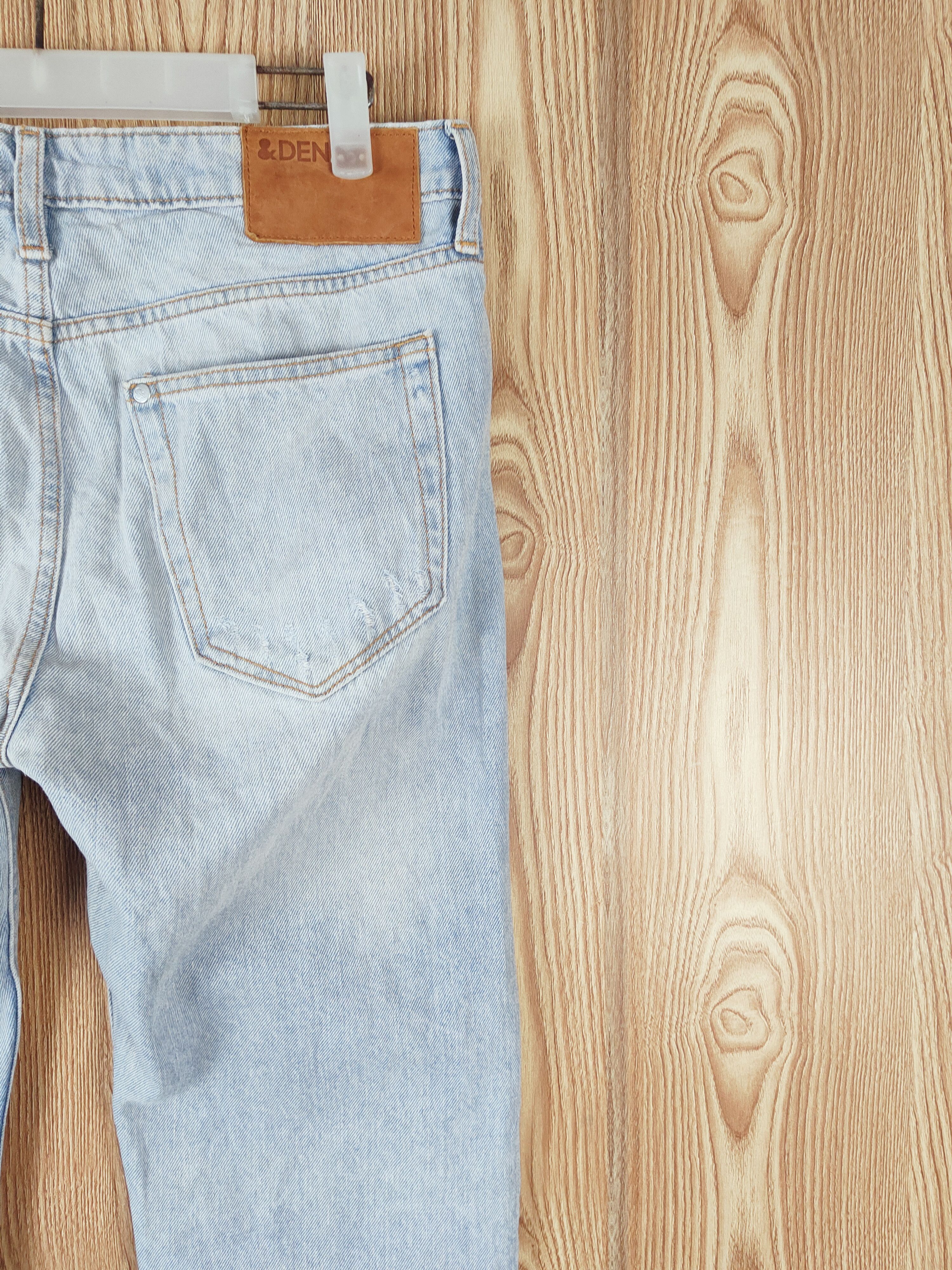 H&M × Japanese Brand VINTAGE 💥 &Denim ❌ H& M Blue Distressed Ripped Jeans Size US 32 / EU 48 - 10 Thumbnail
