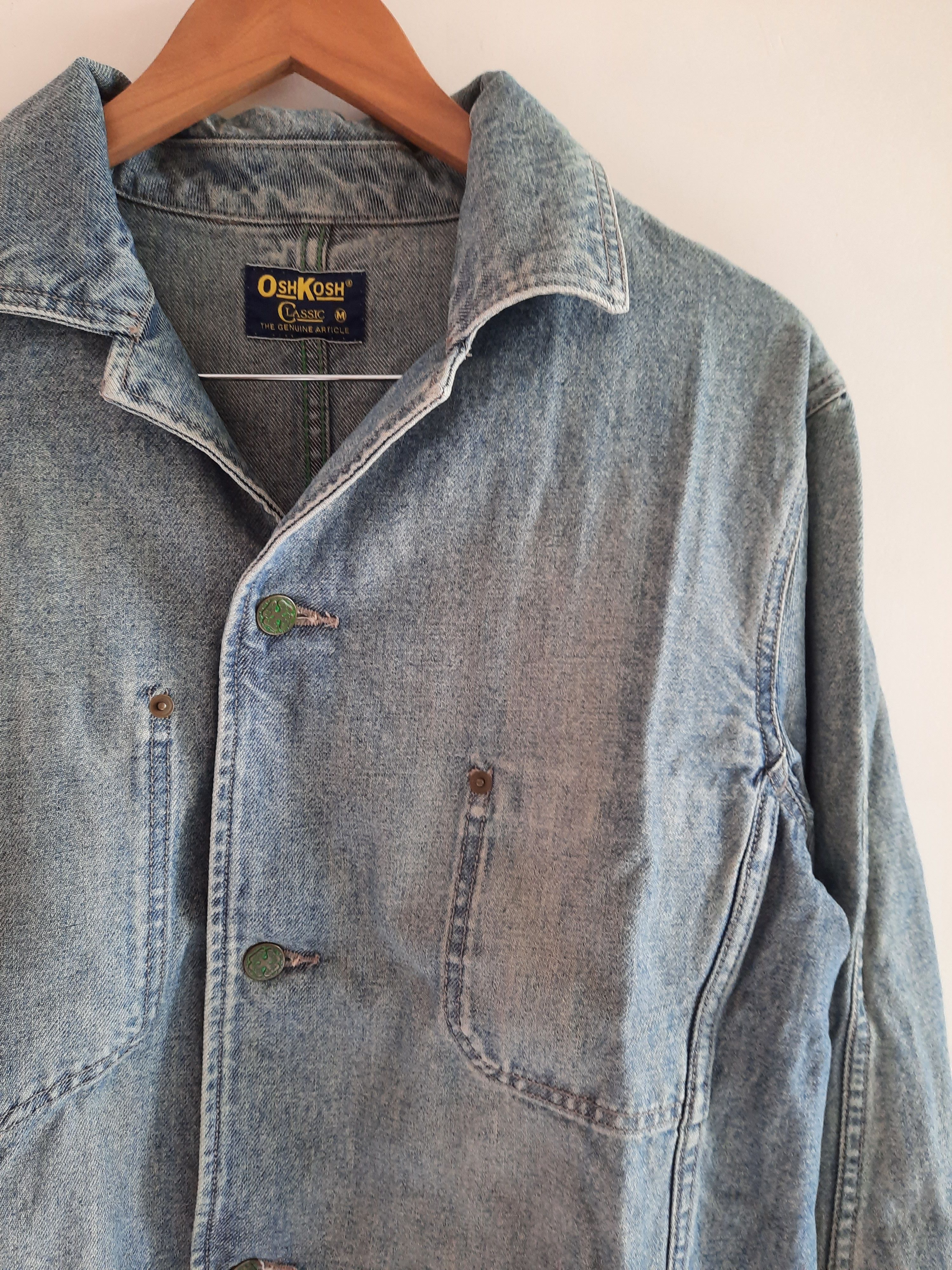 Oshkosh × Vintage Vintage OshKosh Chore Denim Jacket Size US M / EU 48-50 / 2 - 4 Thumbnail