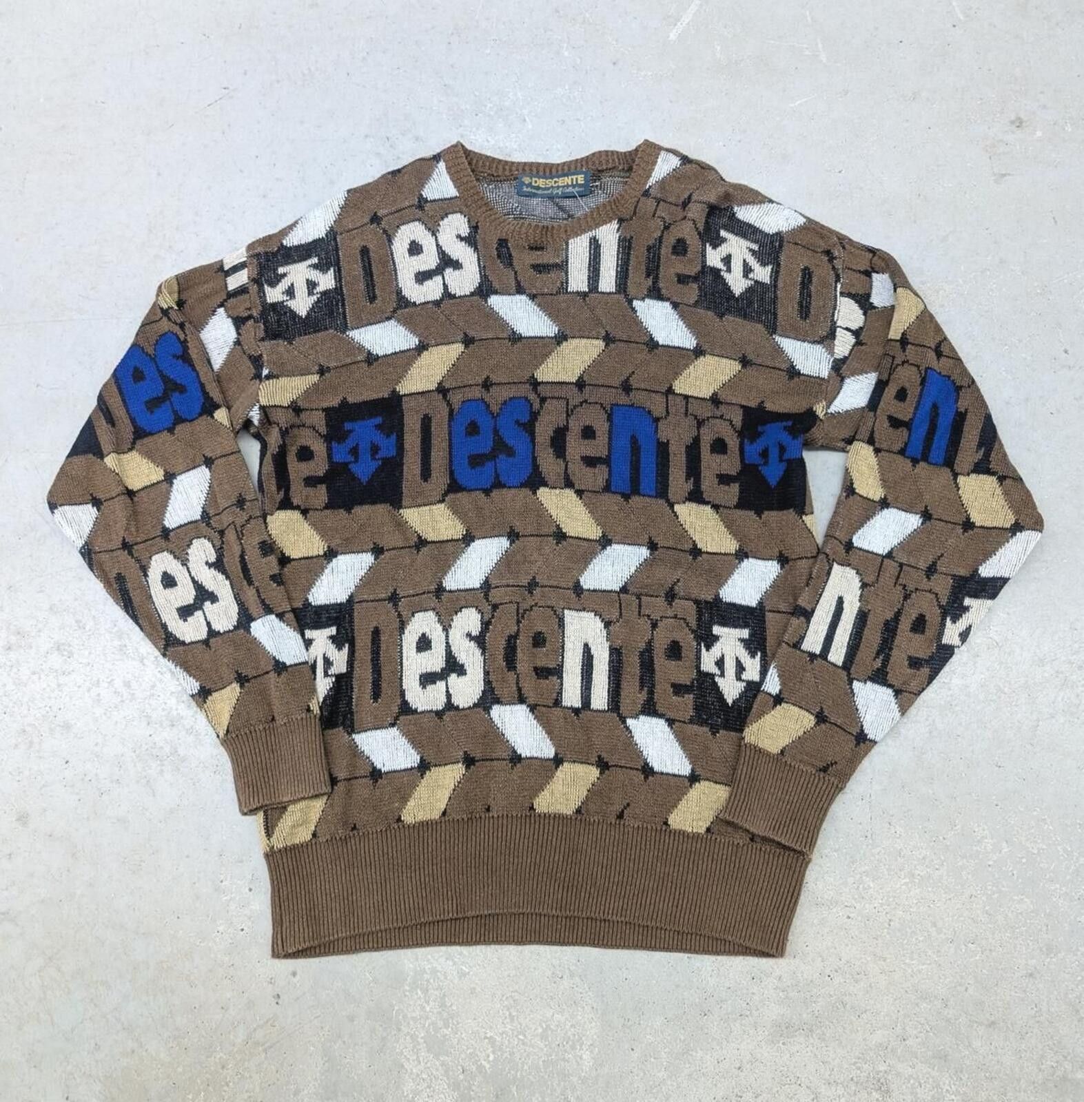 Descente Vintage 90s Descente International Golf Collection Sweater Size US L / EU 52-54 / 3 - 1 Thumbnail