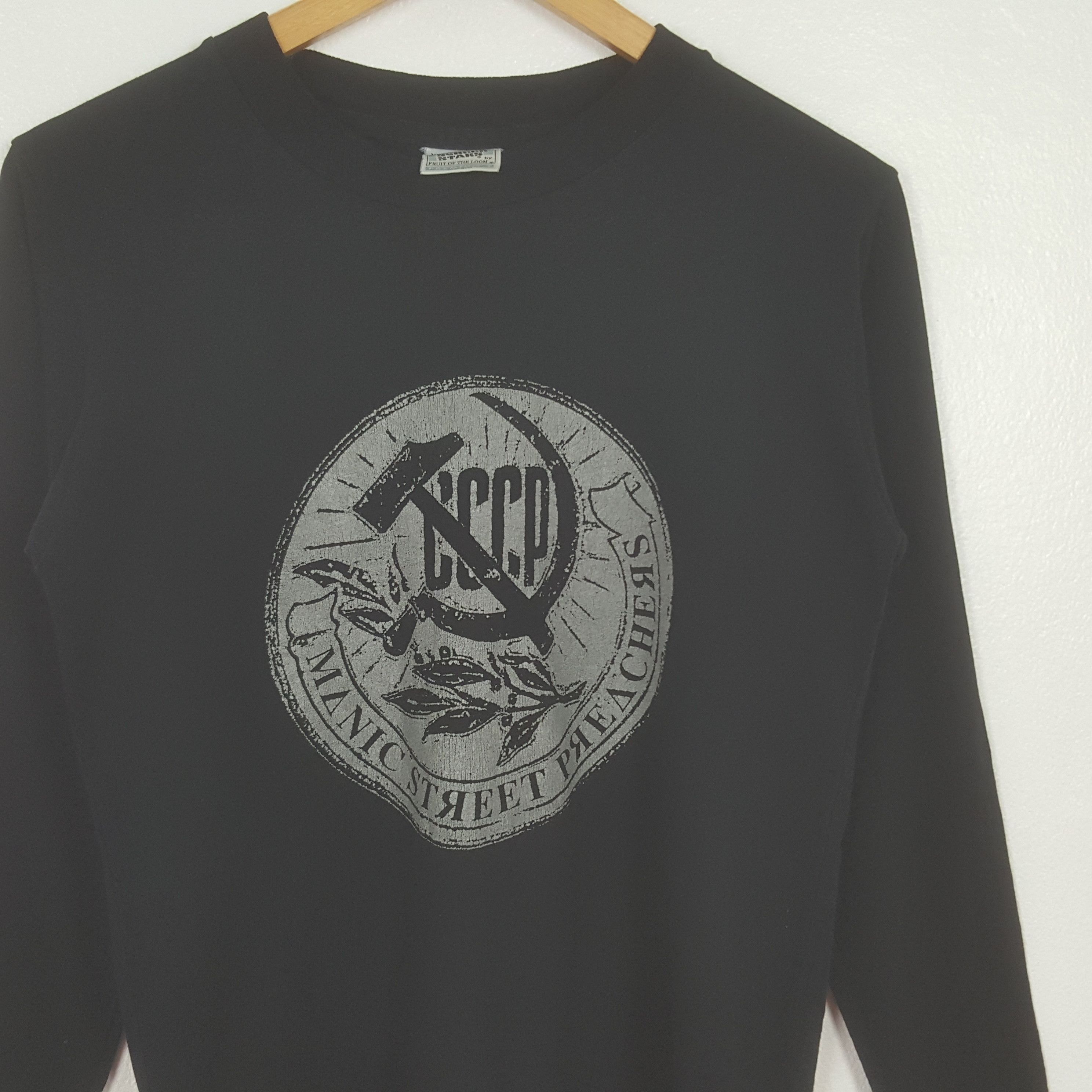 Band Tees Vintage CCCP Manic Street Preachers Rock Band Tshirt C319N70 Size US S / EU 44-46 / 1 - 2 Thumbnail