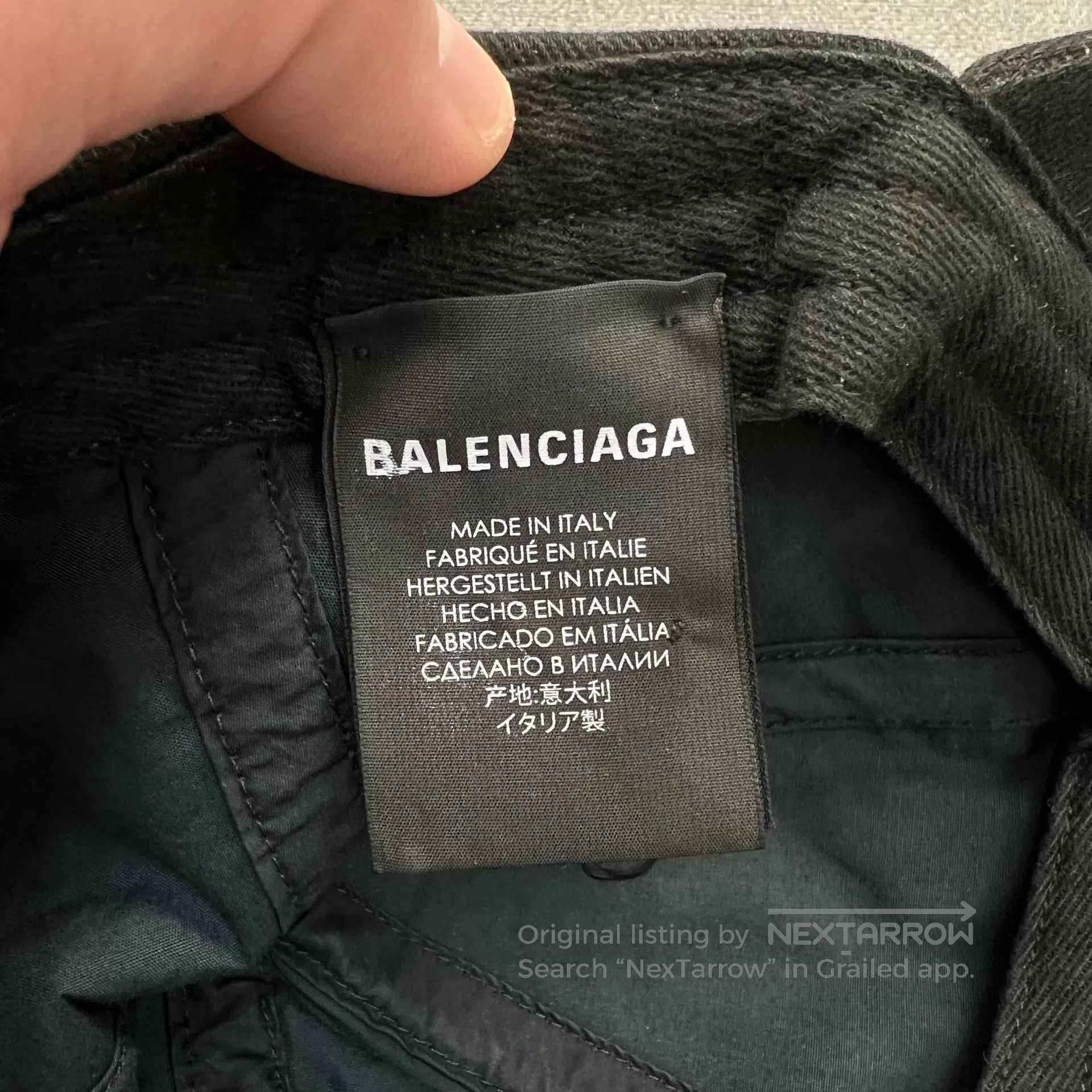 Balenciaga Balenciaga CREW Embroidered Logo Cap. Size ONE SIZE - 8 Thumbnail