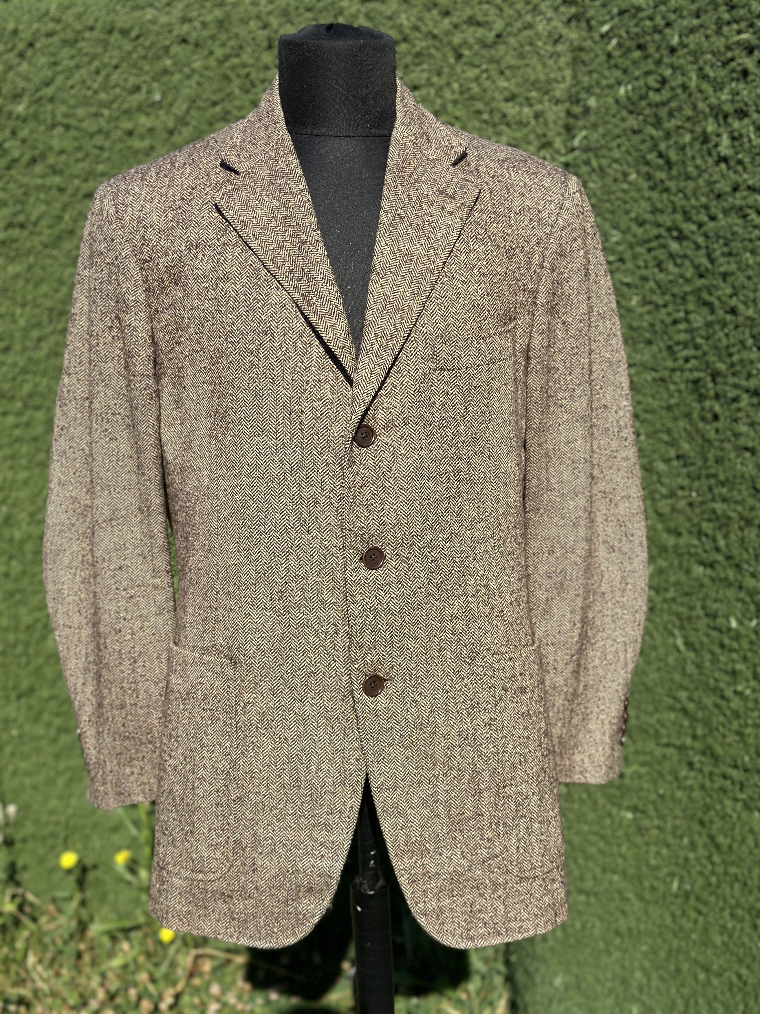 Burberry Burberry London Tweed Tux Suit Tuxedo Formal Jacket Size 52 Size 52R - 6 Thumbnail