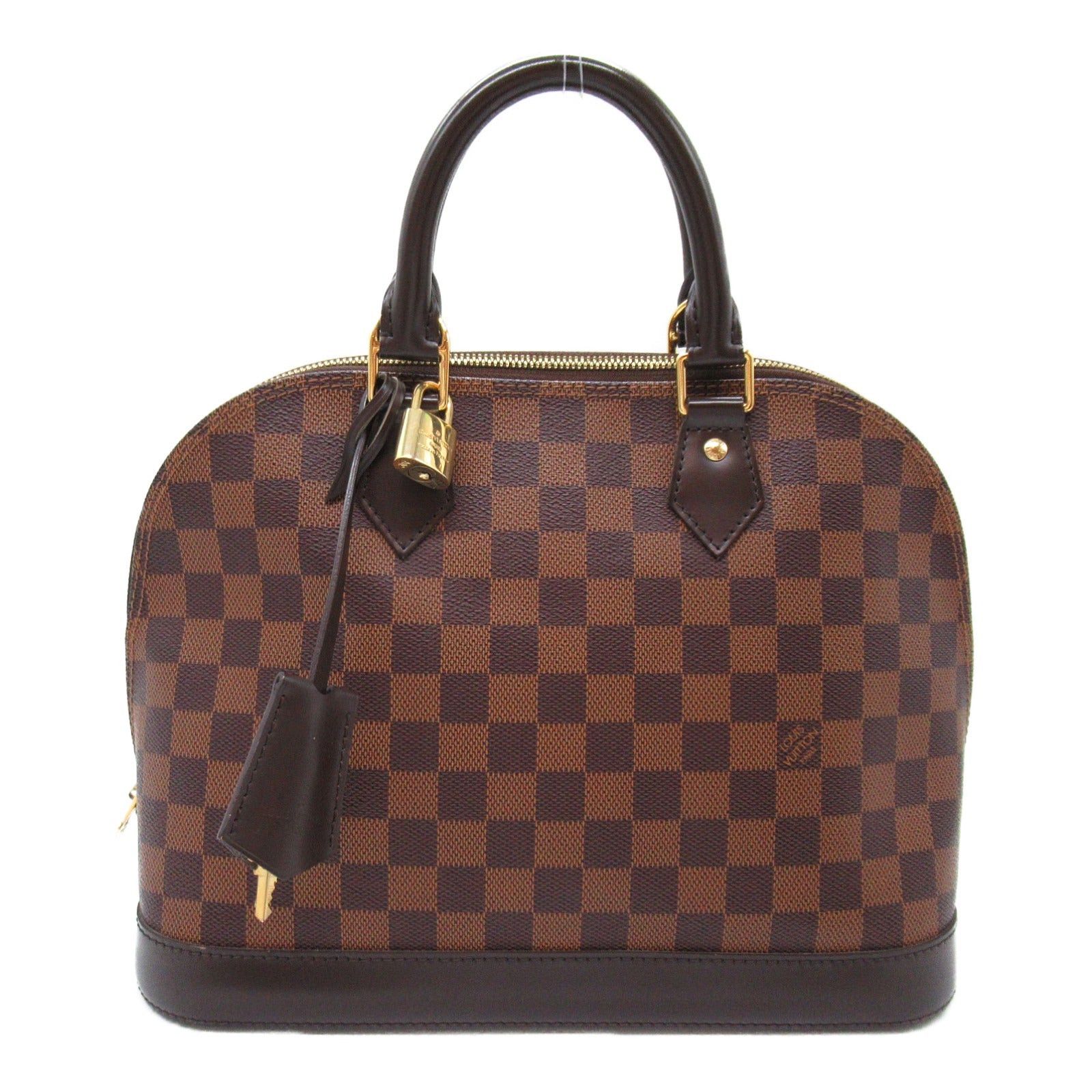 Louis Vuitton Louis Vuitton Alma Handbag Coated Canvas Damier Brown Ebene Size ONE SIZE - 1 Thumbnail