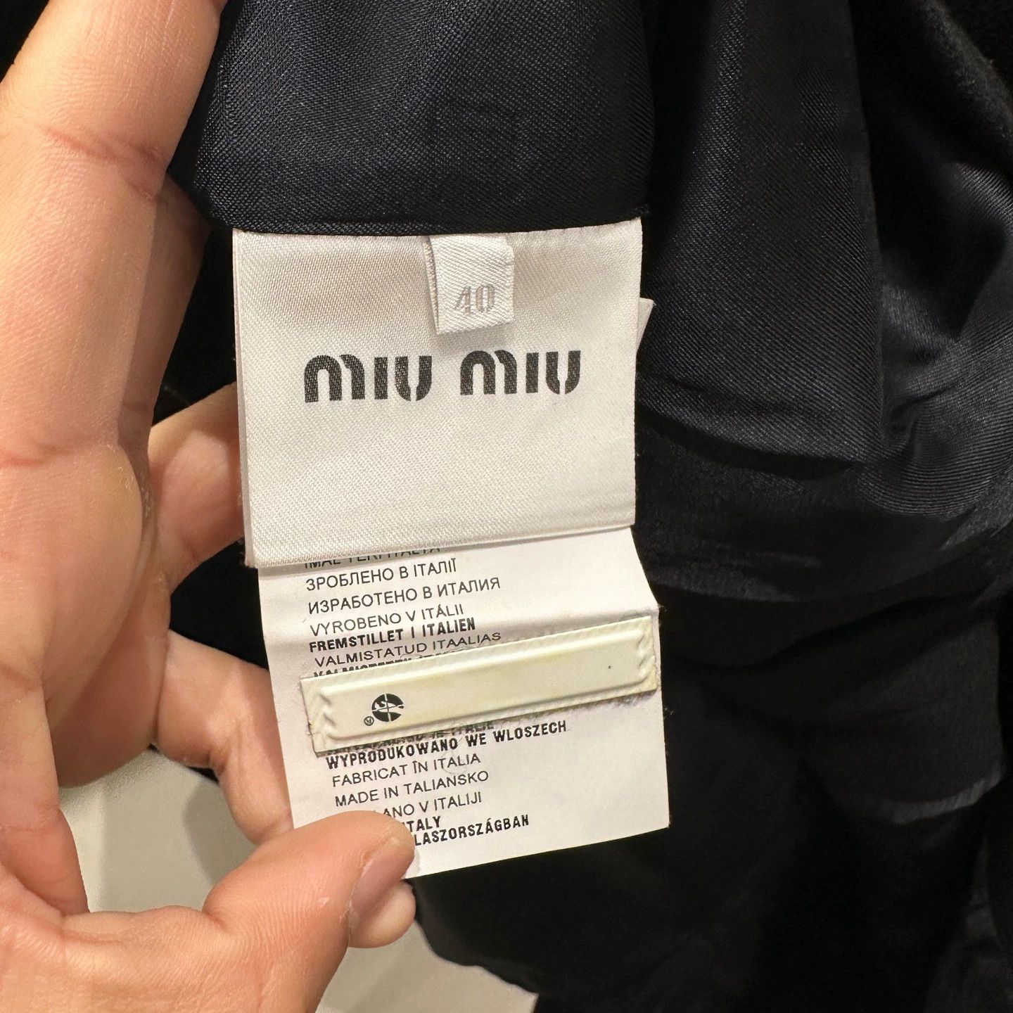 Miu Miu MIU MIU solid wool single-breasted notched coat 40 feb470 Size S / US 4 / IT 40 - 4 Thumbnail