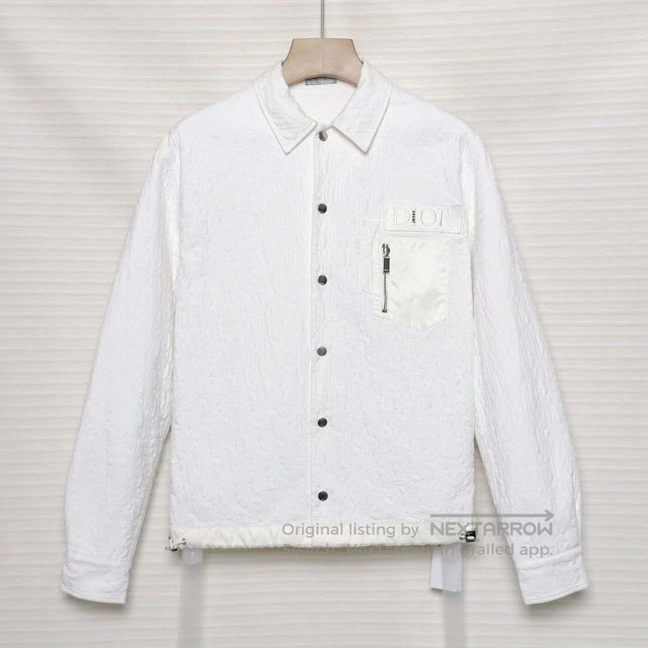 Sacai DIOR x Sacai Collab Embroidered Shirt Jacket. Size US S / EU 44-46 / 1 - 1 Thumbnail