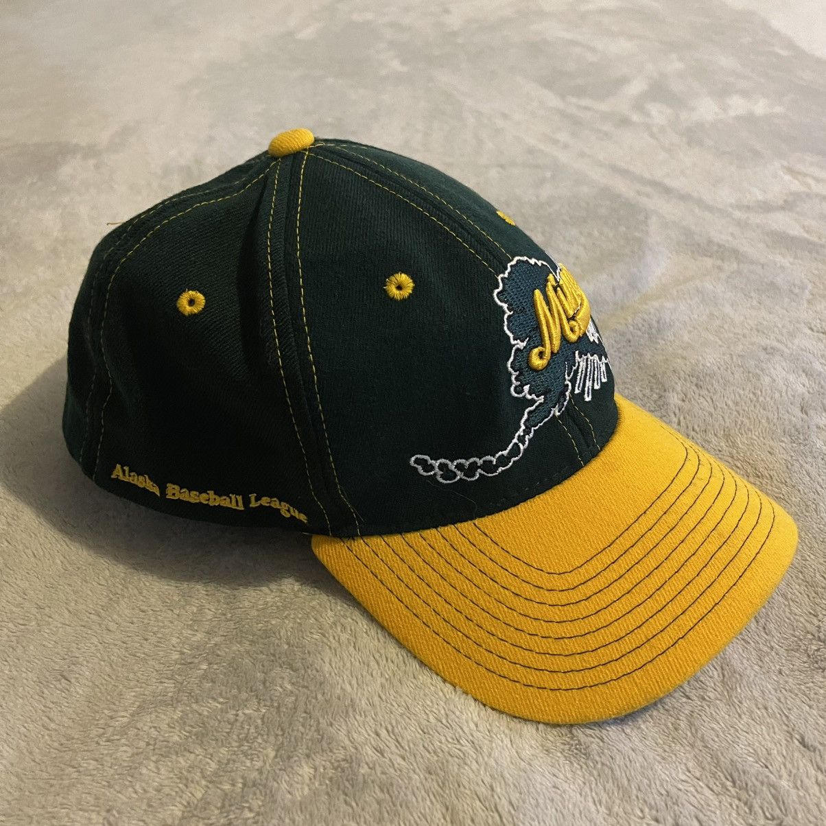 Zephyr Vintage Mat-Su Miners Hat Men One Size Green Cap Y2K Size ONE SIZE - 6 Thumbnail