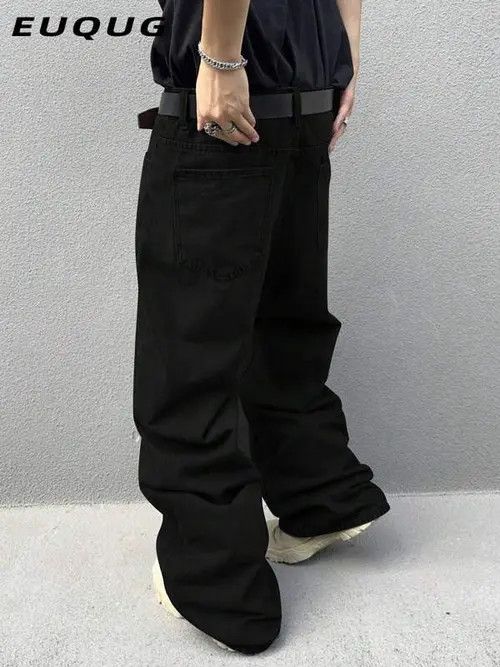 Jean × Vintage Washed Y2k Denim Jeans Loose fit Baggy Size US 34 / EU 50 - 3 Thumbnail
