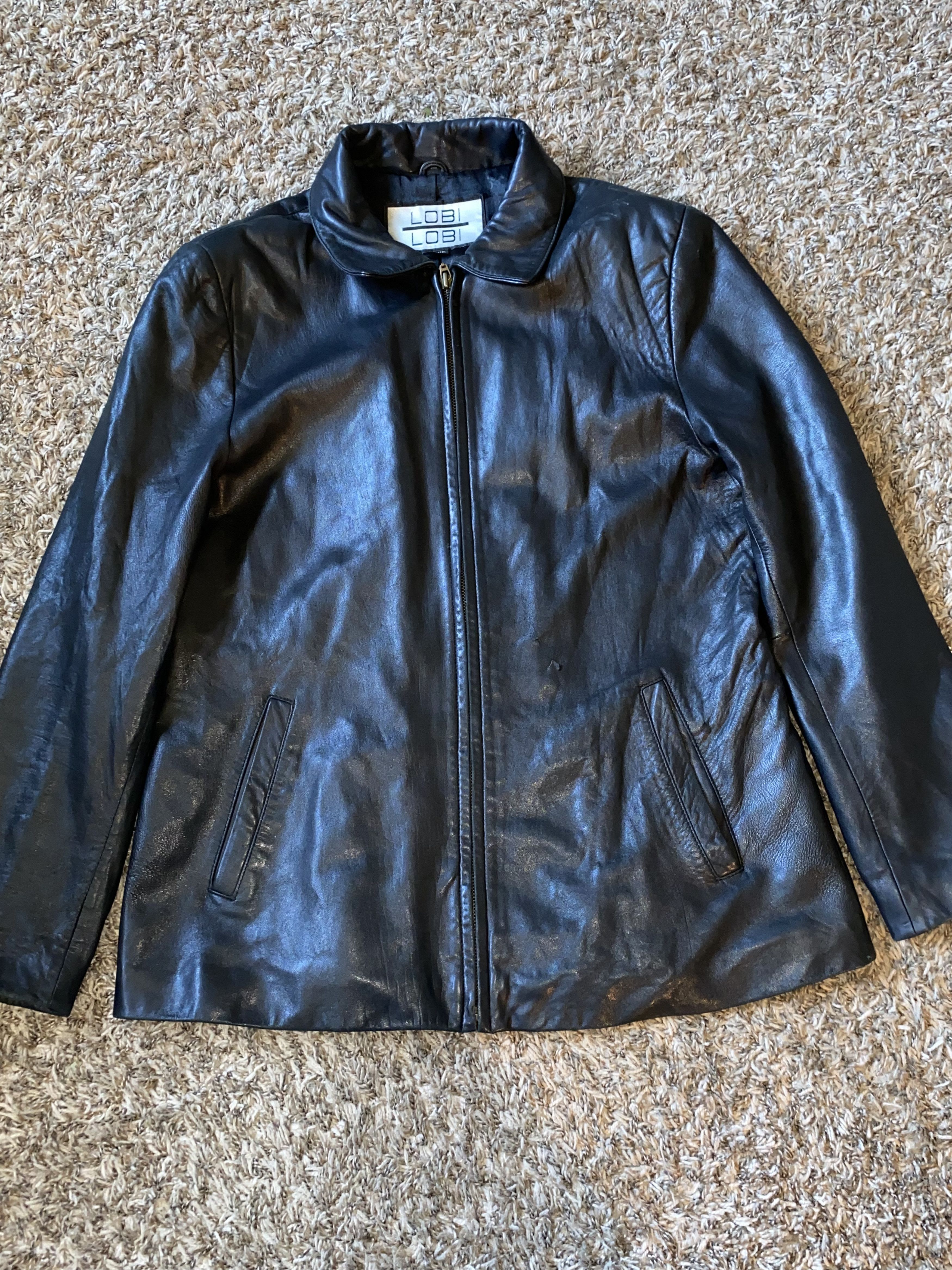 Vintage LOBI LOBI Leather Jacket Size XL / US 12-14 / IT 48-50 - 3 Thumbnail
