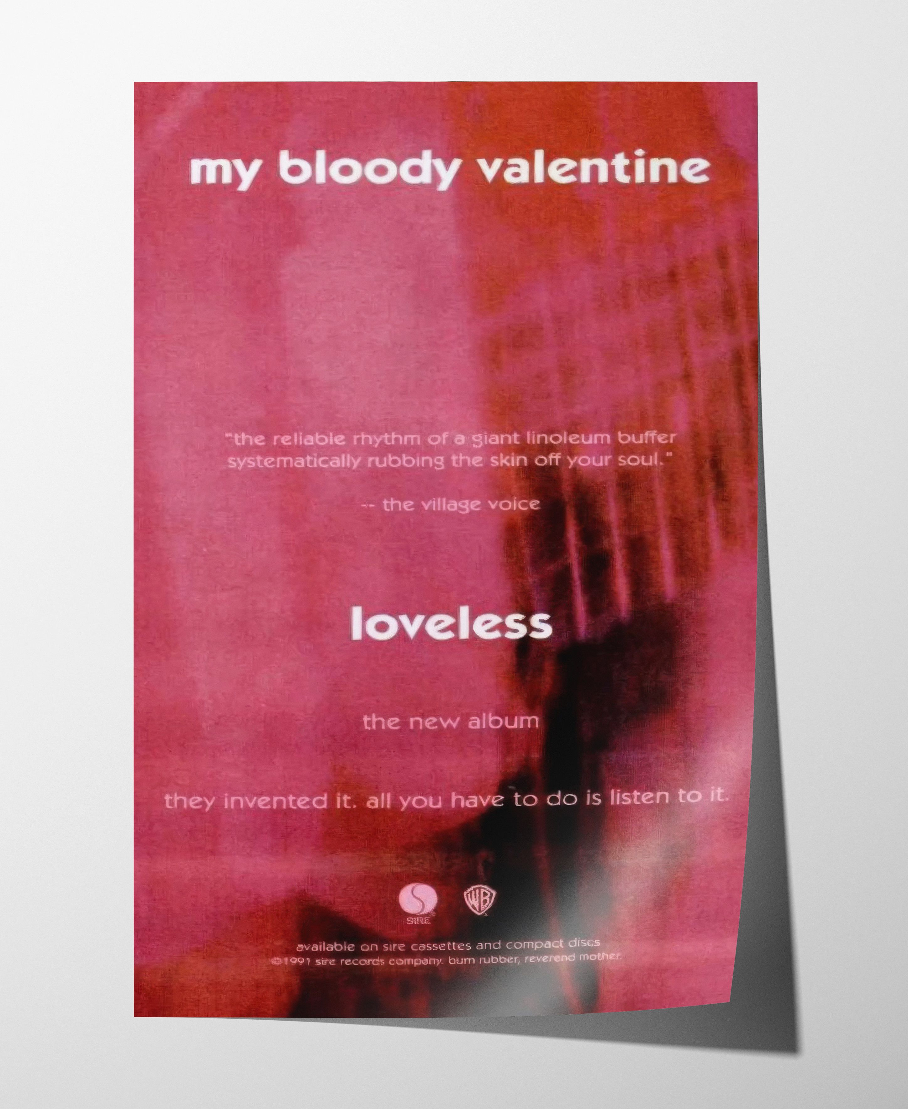 Band Tees My bloody Valentine Poster Print Tee Vintage Music Merch Size ONE SIZE - 1 Thumbnail