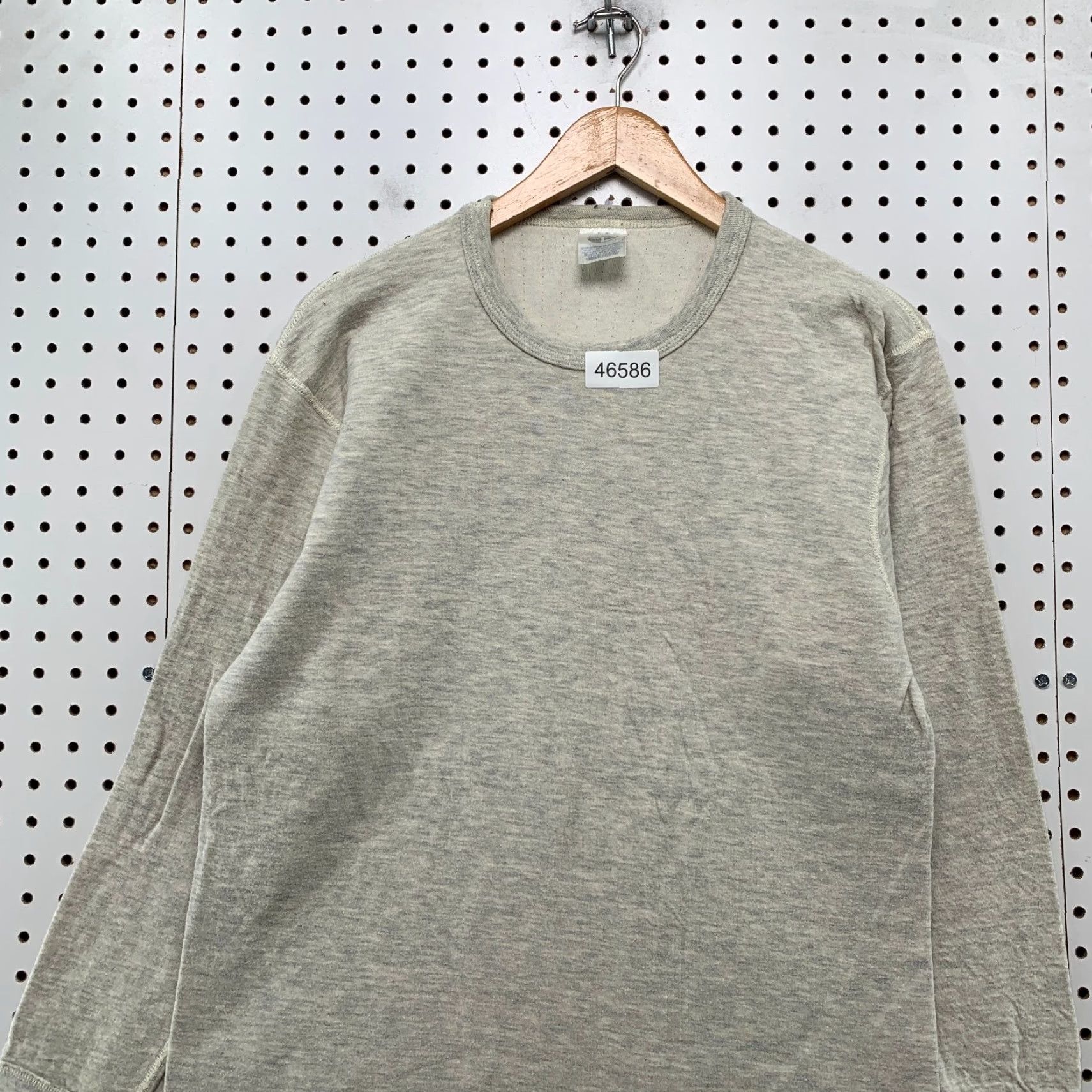 Doublet VINTAGE Duofold Thermal Shirt Mens Large Gray Double Faced Long Sleeve Shirt Size US L / EU 52-54 / 3 - 4 Thumbnail