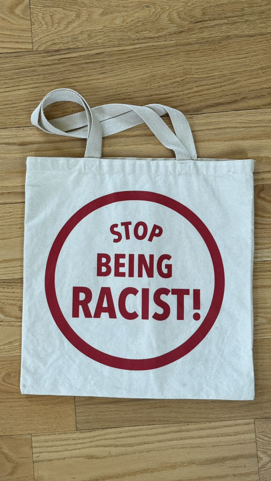 Gallery Dept. gallery dept dont be racist tote bag Size ONE SIZE - 1 Thumbnail