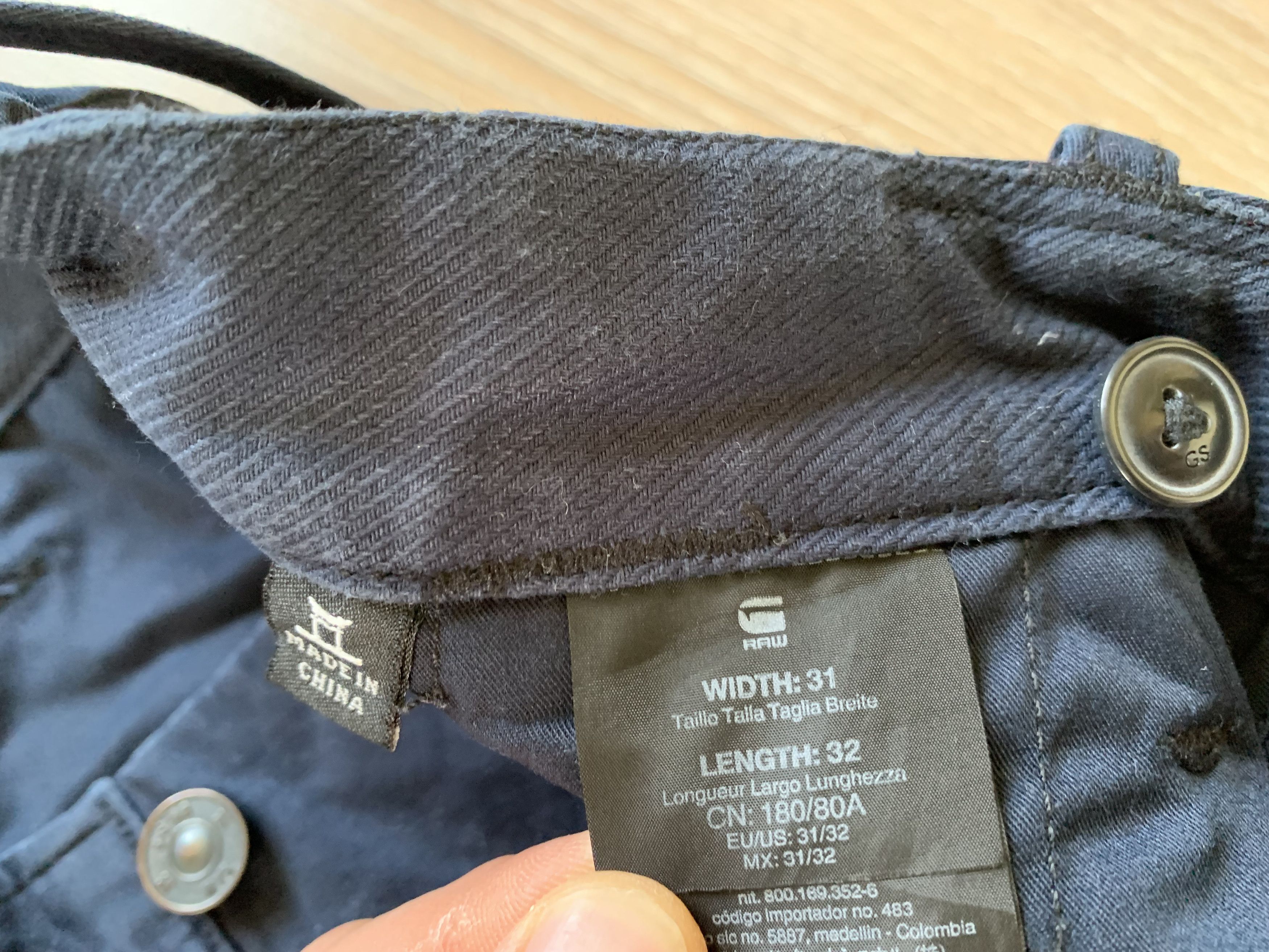 Vintage G-Star Raw Bronson Slim Chino Pants