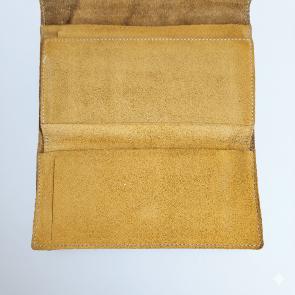 Other Baronet 7x4" Checkbook Wallet Vintage Top Grain Leather Sued Size ONE SIZE - 6 Thumbnail