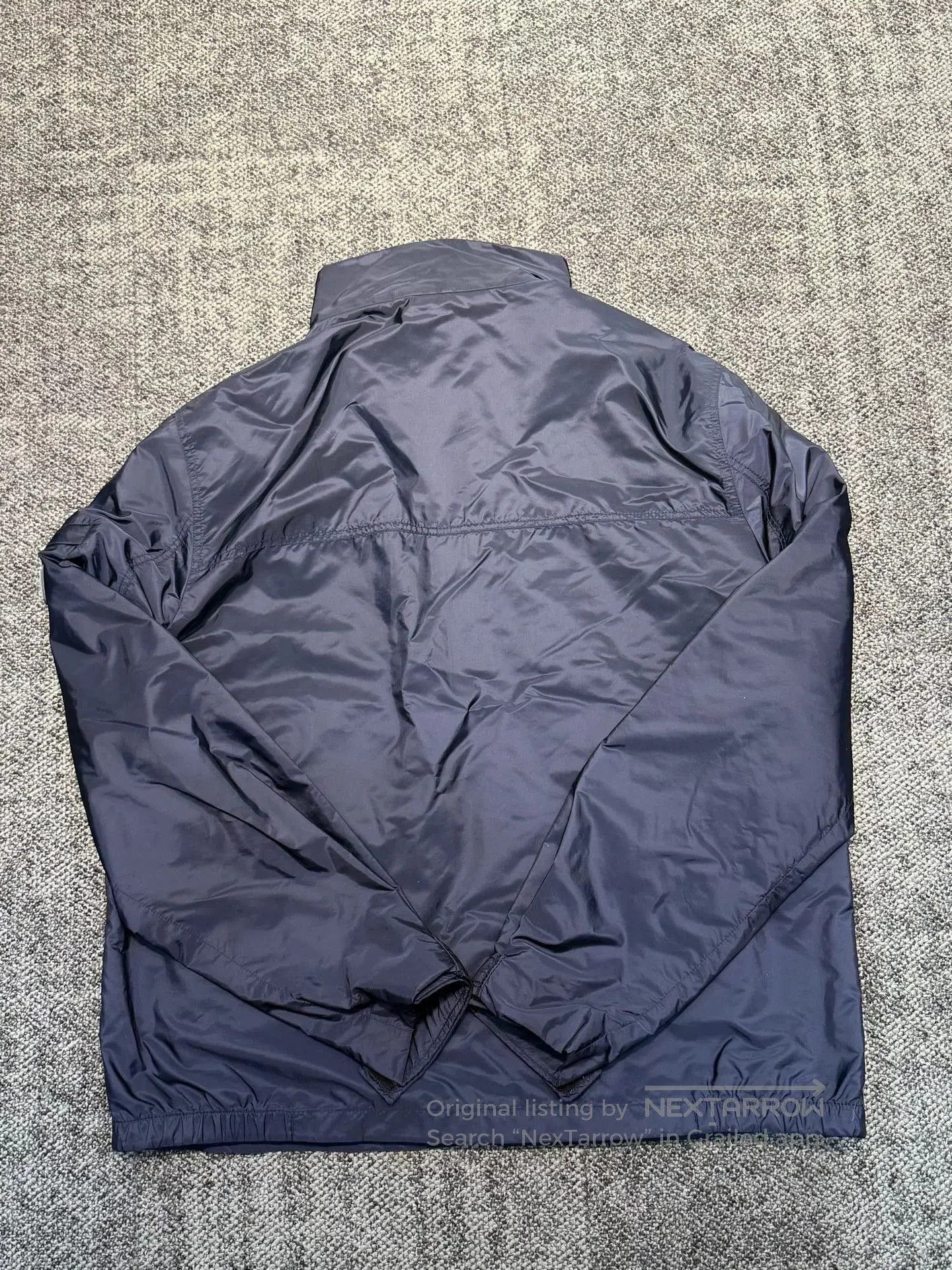 Prada Prada Dark Blue Triangle Logo Jacket. Size US S / EU 44-46 / 1 - 3 Thumbnail