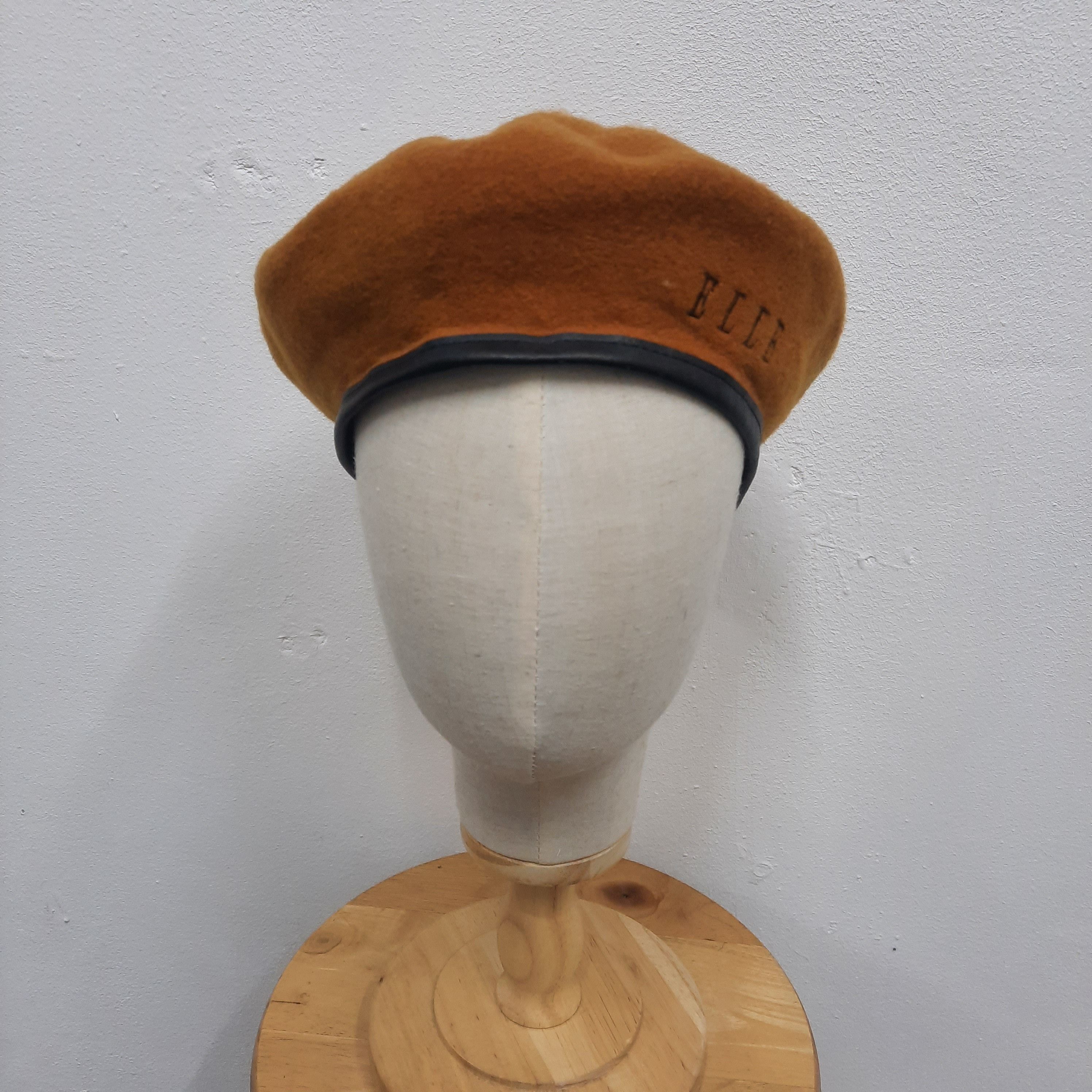 Japanese Brand 🔥Vintage elle beret hat Size ONE SIZE - 2 Thumbnail
