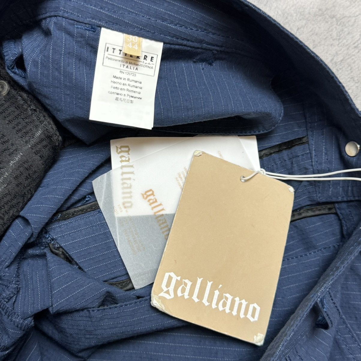 John Galliano NEW Galliano 00s Rare Cargo Pants Size 30" / US 8 / IT 44 - 10 Thumbnail