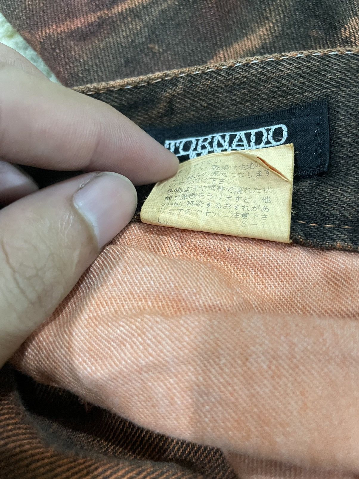 Tornado Mart Y2K Mudmax Clawmark Cherry Red Hellhound Flare jean Size US 30 / EU 46 - 11 Thumbnail