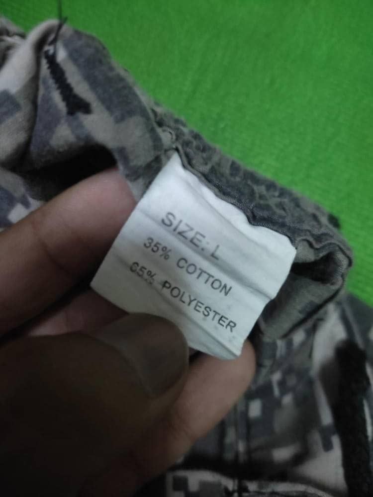 Japanese Brand WIND FACE OUT DOOR CAMOUFLAGE CARGO PANTS Size US 34 / EU 50 - 8 Thumbnail