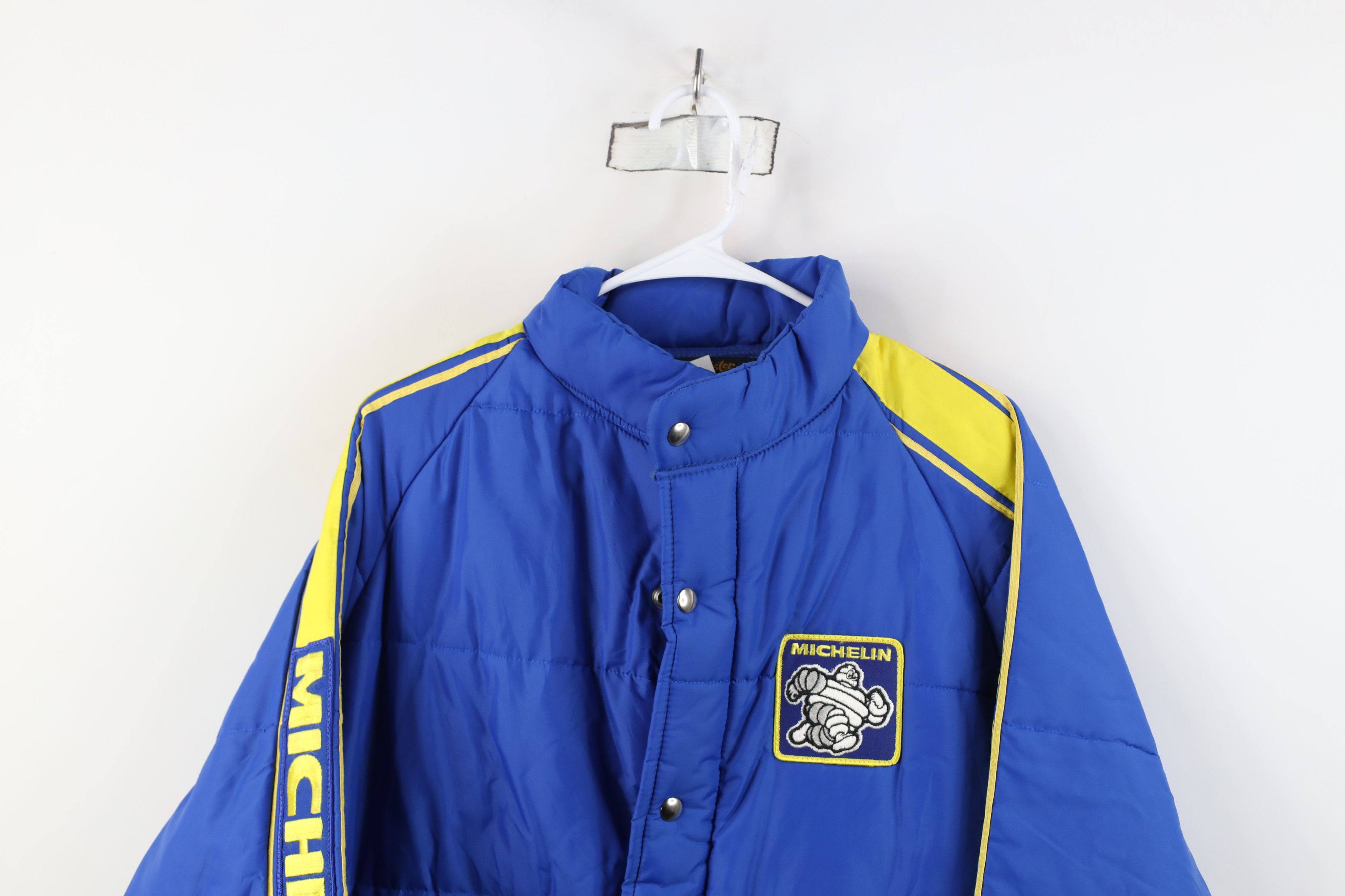 Vintage Vintage 70s Michelin Man Tires Full Zip Puffer Jacket Size US L / EU 52-54 / 3 - 2 Thumbnail
