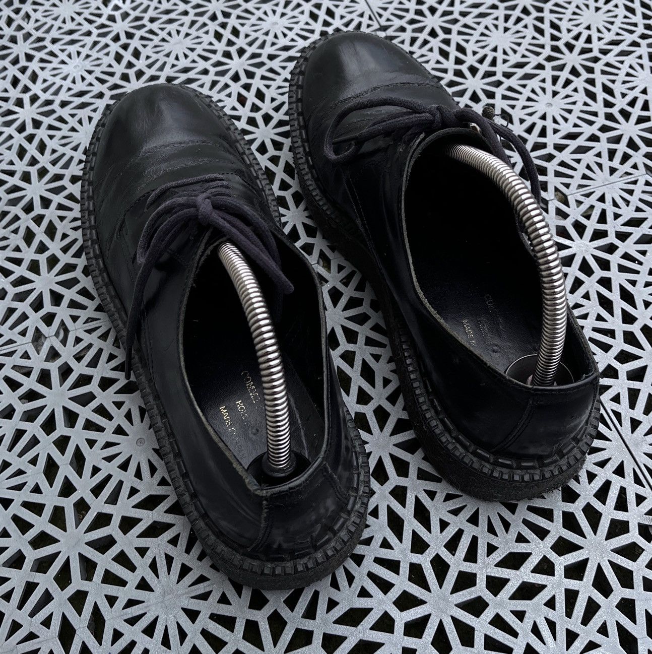 CDG by Comme des Garcons × Comme des Garcons × Comme des Garcons Homme Plus Vintage COMME DES GARCONS Leather Boots Size US 7 / EU 40 - 9 Thumbnail