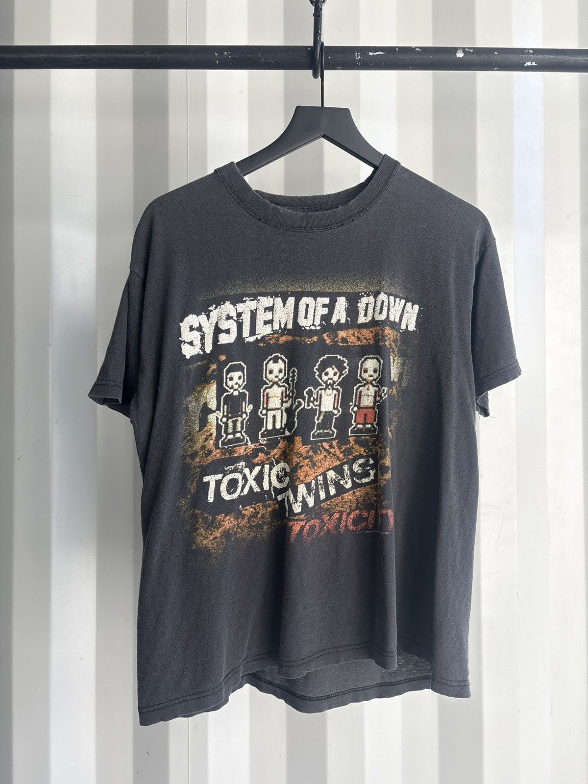 Band Tees Vintage System of a Down Toxic Shirt Faded Thrashed GRUNGE Size US L / EU 52-54 / 3 - 1 Thumbnail