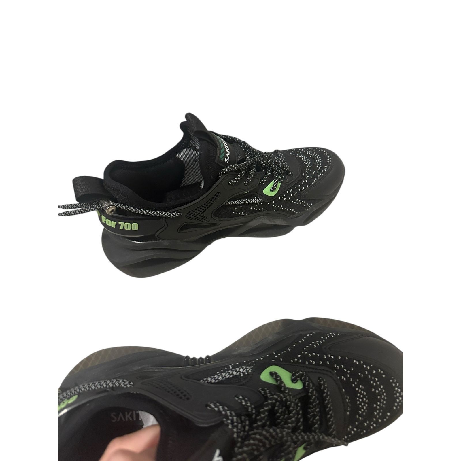 Other SAKITAMA Men’s 6 Black Non Slip Casual Athletic Blade Shoes Size US 6 / EU 39 - 6 Thumbnail