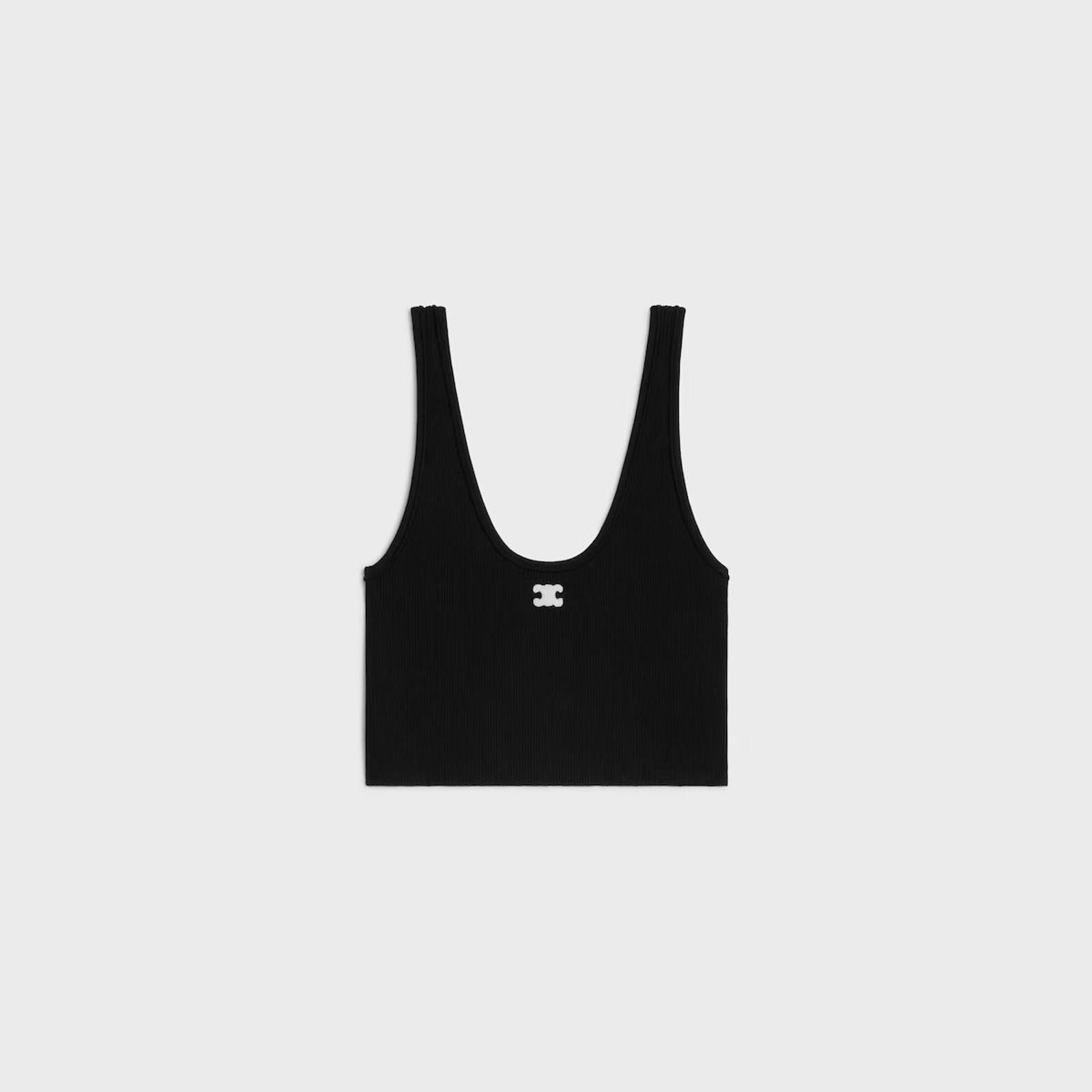Celine CELINE BLACK TRIOMPHE BRA SIZE L Size ONE SIZE - 1 Thumbnail