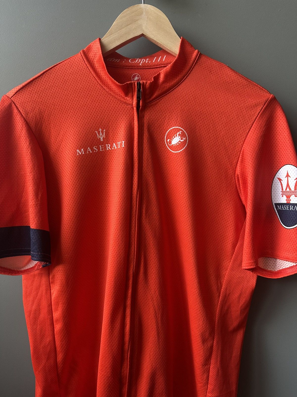 Maserati Castelli x Maserati Cycling Jersey Red Short Sleeve Size US XL / EU 56 / 4 - 2 Thumbnail