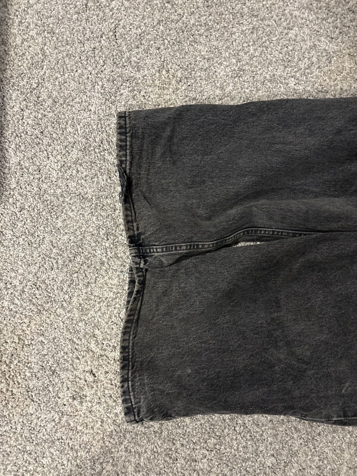 H&M Black Baggy Jeans Size US 36 / EU 52 - 3 Thumbnail
