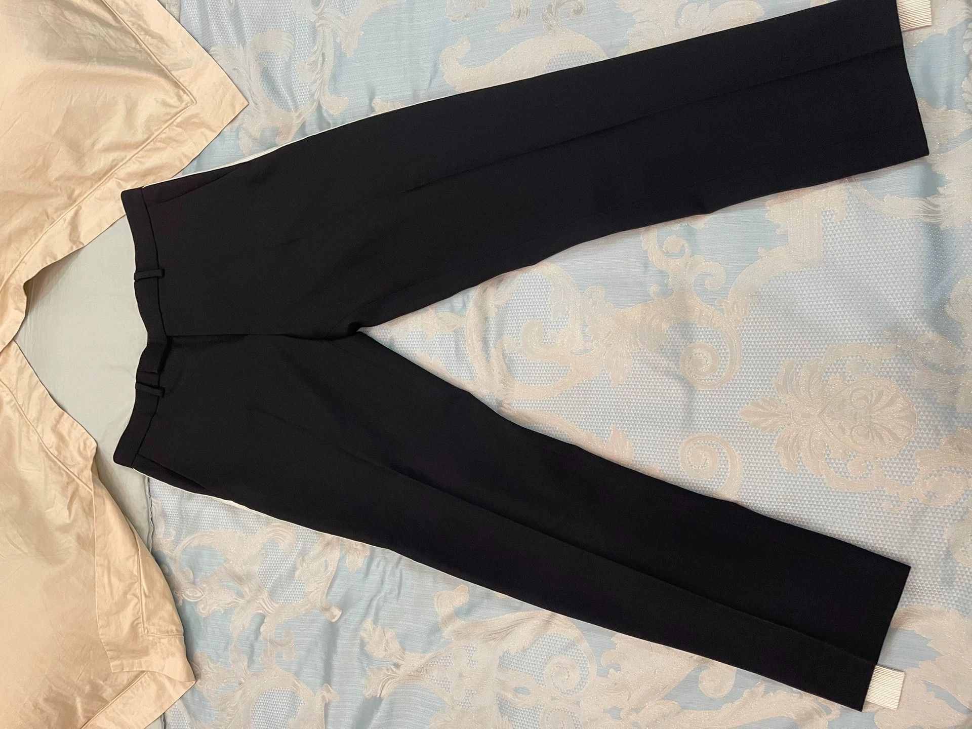 Dior DIOR Men's Wool Runway Pants White Side Stripe 50 Size US 34 / EU 50 - 2 Thumbnail