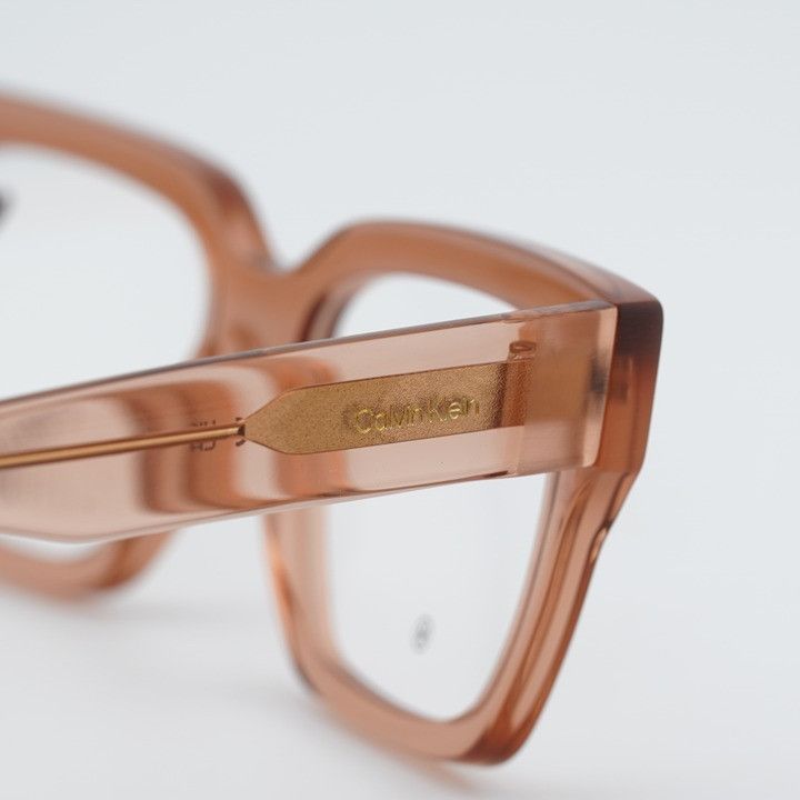 Calvin Klein Calvin Klein CK24526 278 Eyeglasses Light Brown 52mm Square Size ONE SIZE - 8 Thumbnail