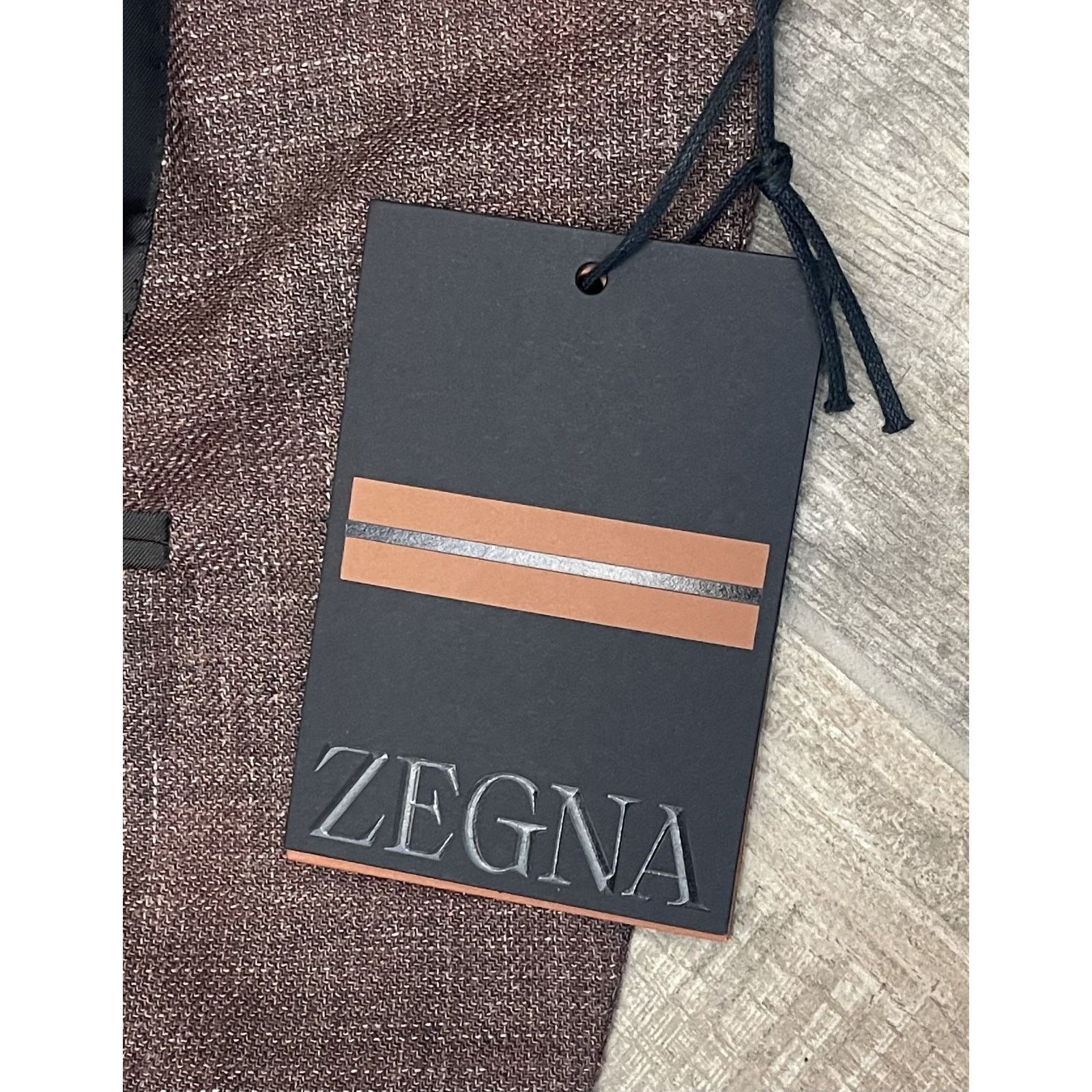Ermenegildo Zegna $4,495 NWT ZEGNA Wine Cashmere Blend Blazer Luxury 52(42)L Size 42L - 7 Thumbnail