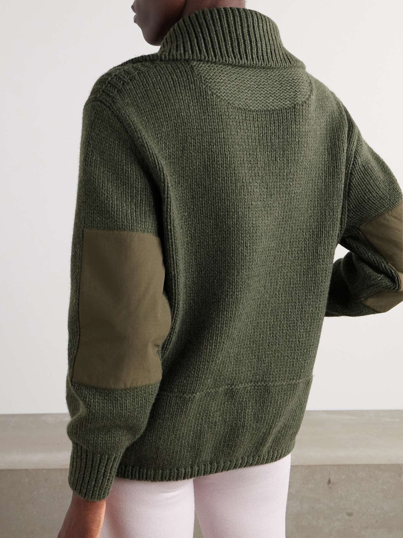 Loro Piana o1w1db10825 FAO6448 Alpe Di Mera Half-neck Sweater in Green Size L / US 10 / IT 46 - 2 Thumbnail