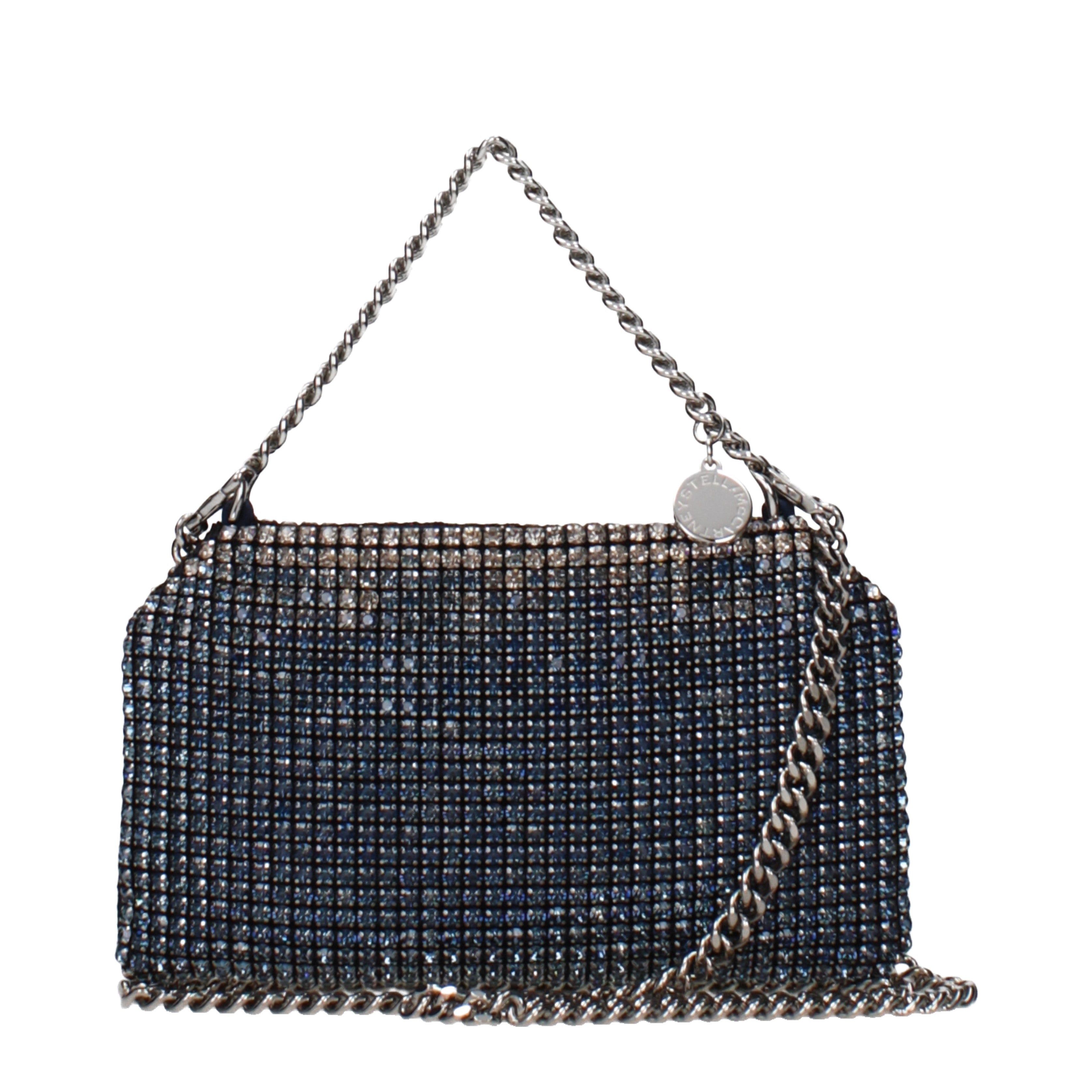 Stella McCartney Stella McCartney Handbags Women Rhinestone Blue/Ink Size ONE SIZE - 1 Thumbnail