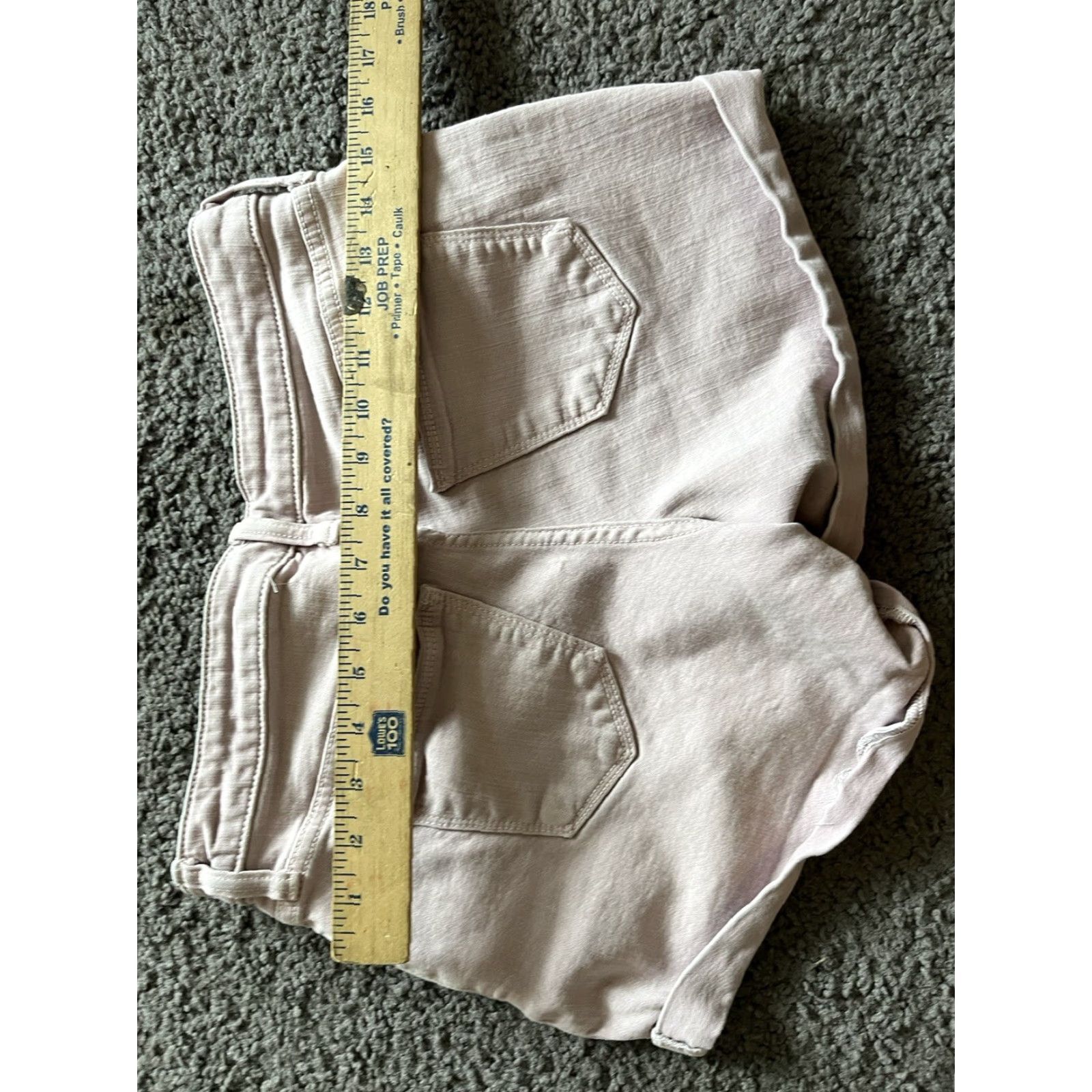 Vintage Universal Thread Light Purple Distressed Denim Shorts Roll Cuff sz 4 27R Casual Teens Size 27" / US 4 / IT 40 - 4 Thumbnail