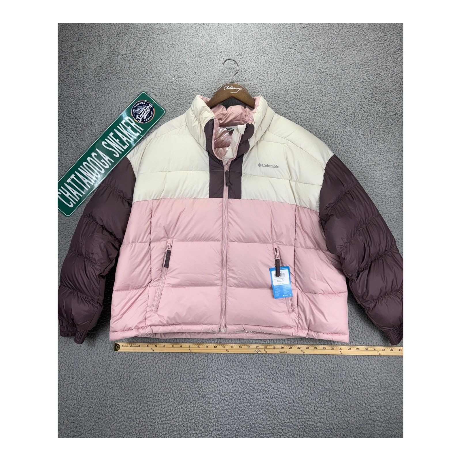 Columbia Columbia Pike Lake II Crop Puffer Jacket Women 2X Pink Size XXL / US 16-18 / IT 52-54 - 1 Thumbnail