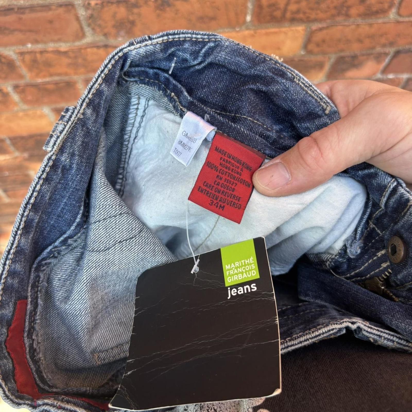 Marithe + Francois Girbaud vintage deadstock with tags marithe françois girbaud jeans Size US 34 / EU 50 - 8 Thumbnail