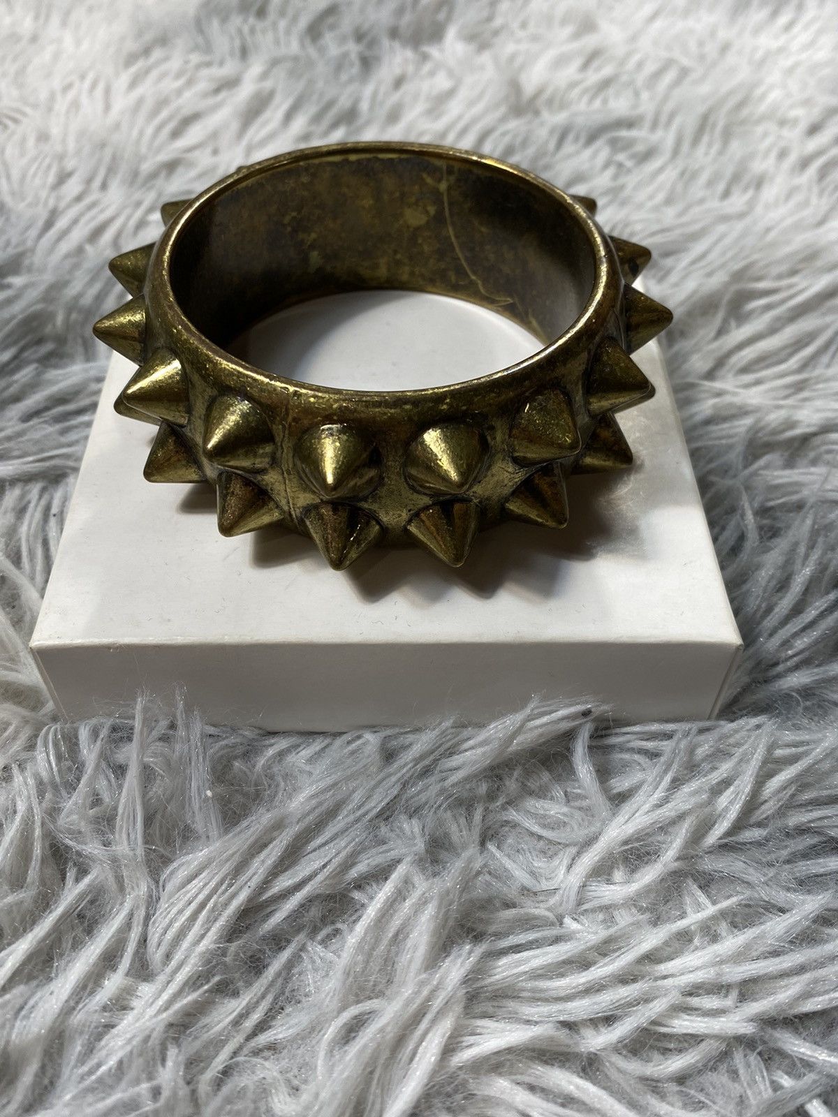 Jewelry Vintage Brass Spike Bangle | Japanese Brand Size ONE SIZE - 1 Thumbnail
