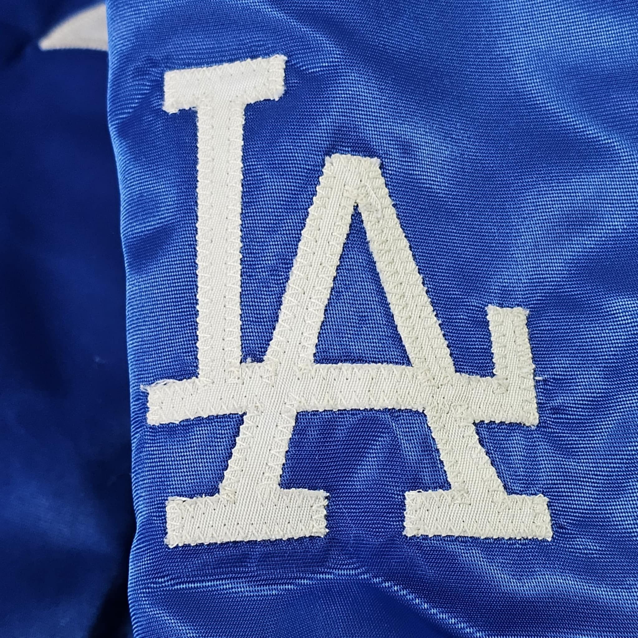 MLB Los Angeles Dodgers 80s Team Issued Satin Bomber Jacket Size US L / EU 52-54 / 3 - 7 Thumbnail