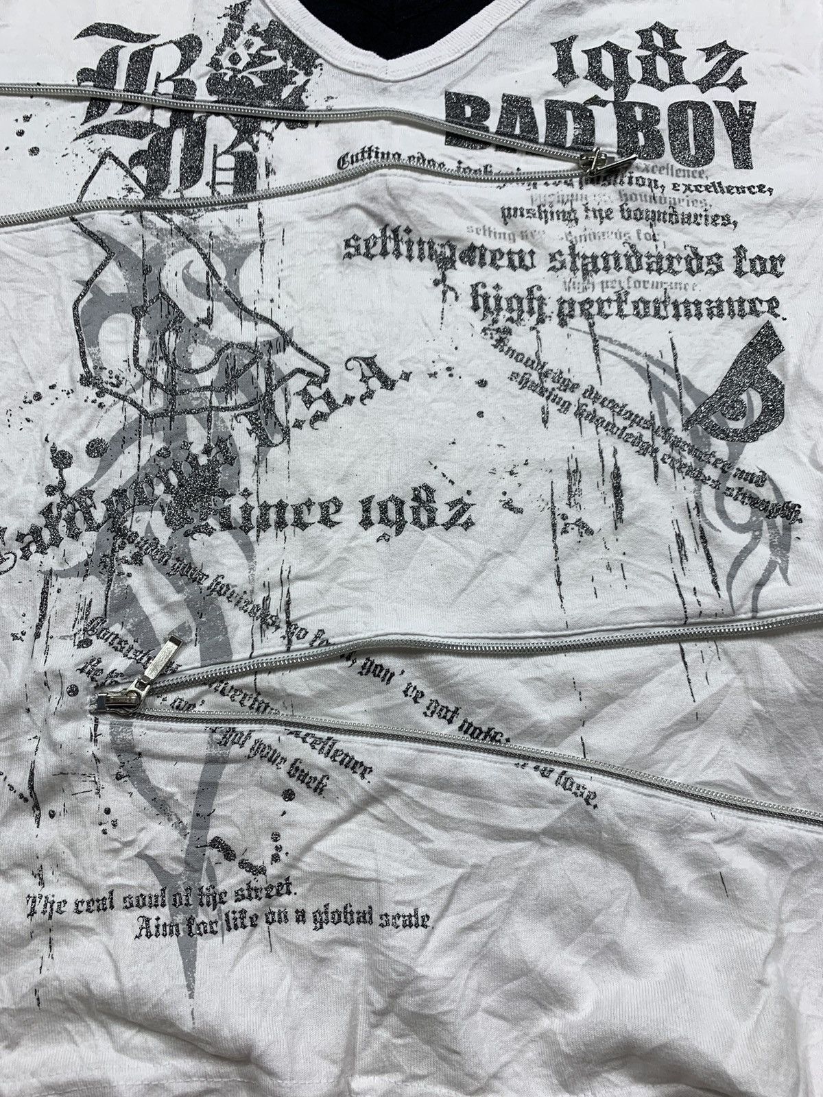 If Six Was Nine × Japanese Brand × Le Grande Bleu (L.G.B.) Crazy Gothic punk Japanese Bad boy Poem ziper ifsixwasnie Size US M / EU 48-50 / 2 - 4 Thumbnail