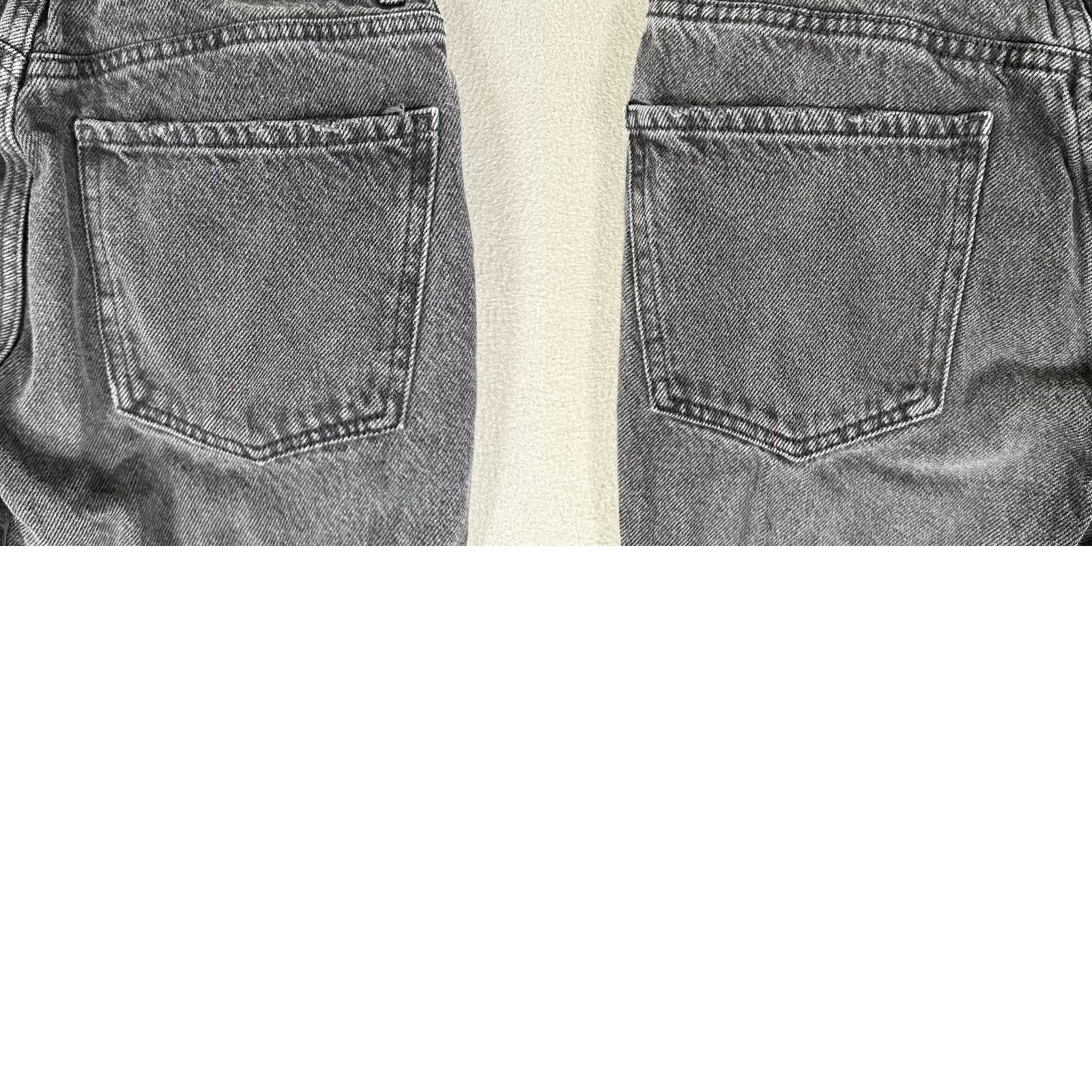 Pacsun Pacsun Jeans Womens 25 Gray Dad jean Baggy Straight Leg Distressed Button Fly Size 42" / US 20 - 11 Thumbnail