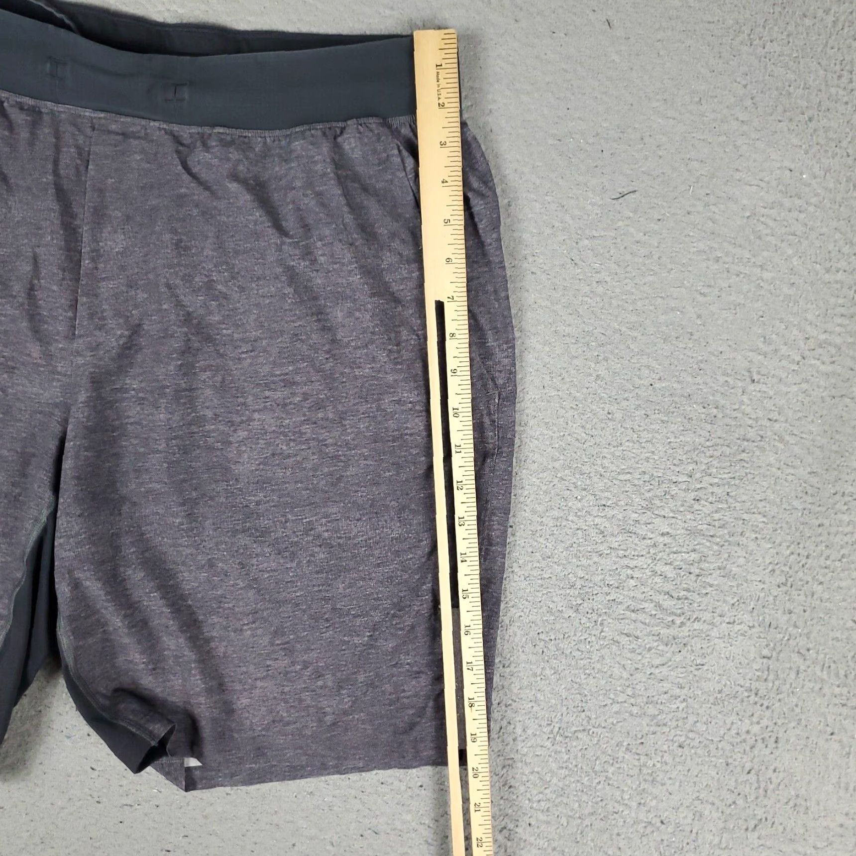 Lululemon Lululemon Shorts Mens Size XL Gray Lace Tie Stretch Active Running * Size US 36 / EU 52 - 7 Thumbnail