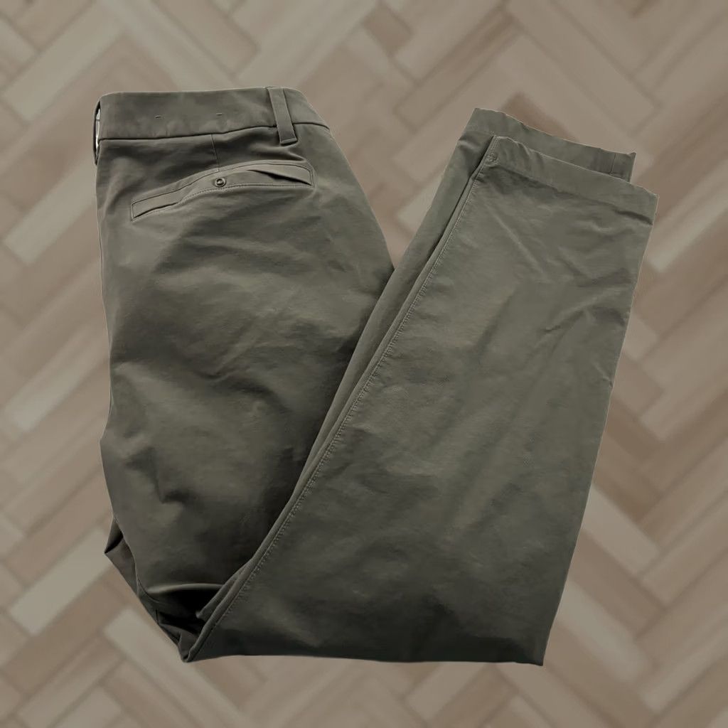 Lululemon Lululemon Slim-Fit 5-Pocket Pants Men 31x27 Gray Chino Vintage No N/A Size US 31 - 1 Thumbnail