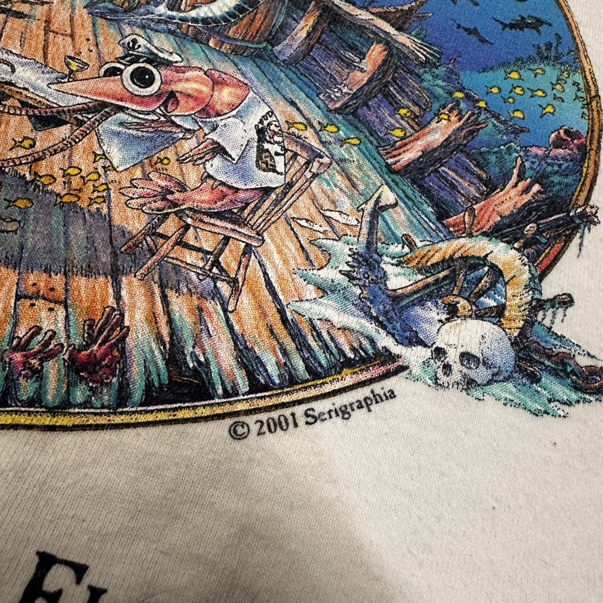 Vintage Vintage Fudpucker’s Beach Bar Destin Florida Shirt Y2K Size US L / EU 52-54 / 3 - 3 Thumbnail