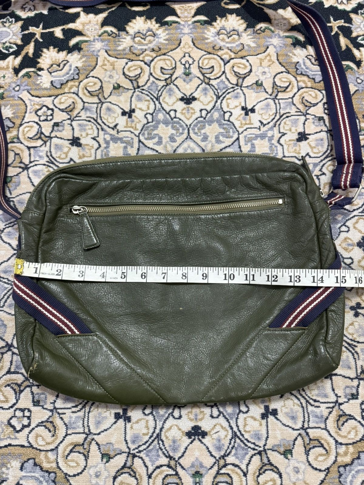 Jean Paul Gaultier Vintage Jean Paul gaultier patina leather sling bag Size ONE SIZE - 10 Thumbnail